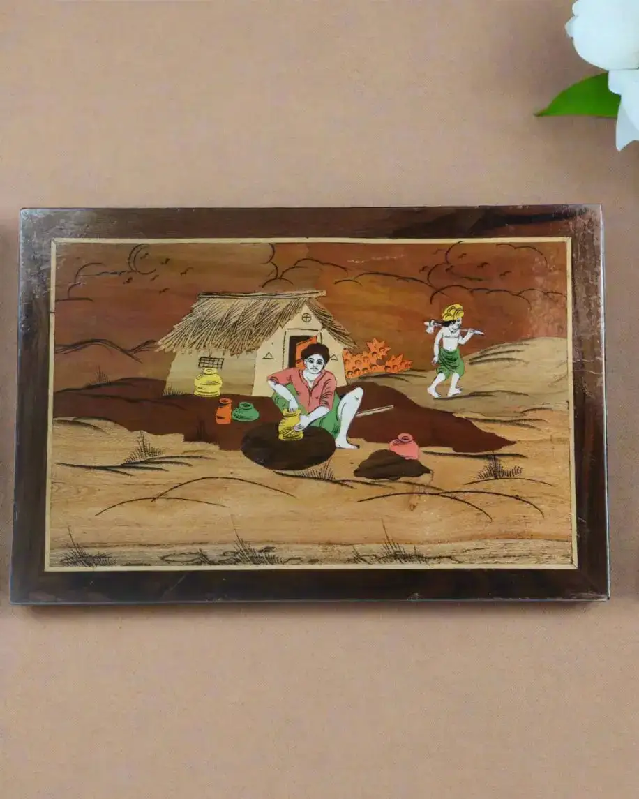 The Art of Pottery - Rosewood Inlay Frame - Image 3