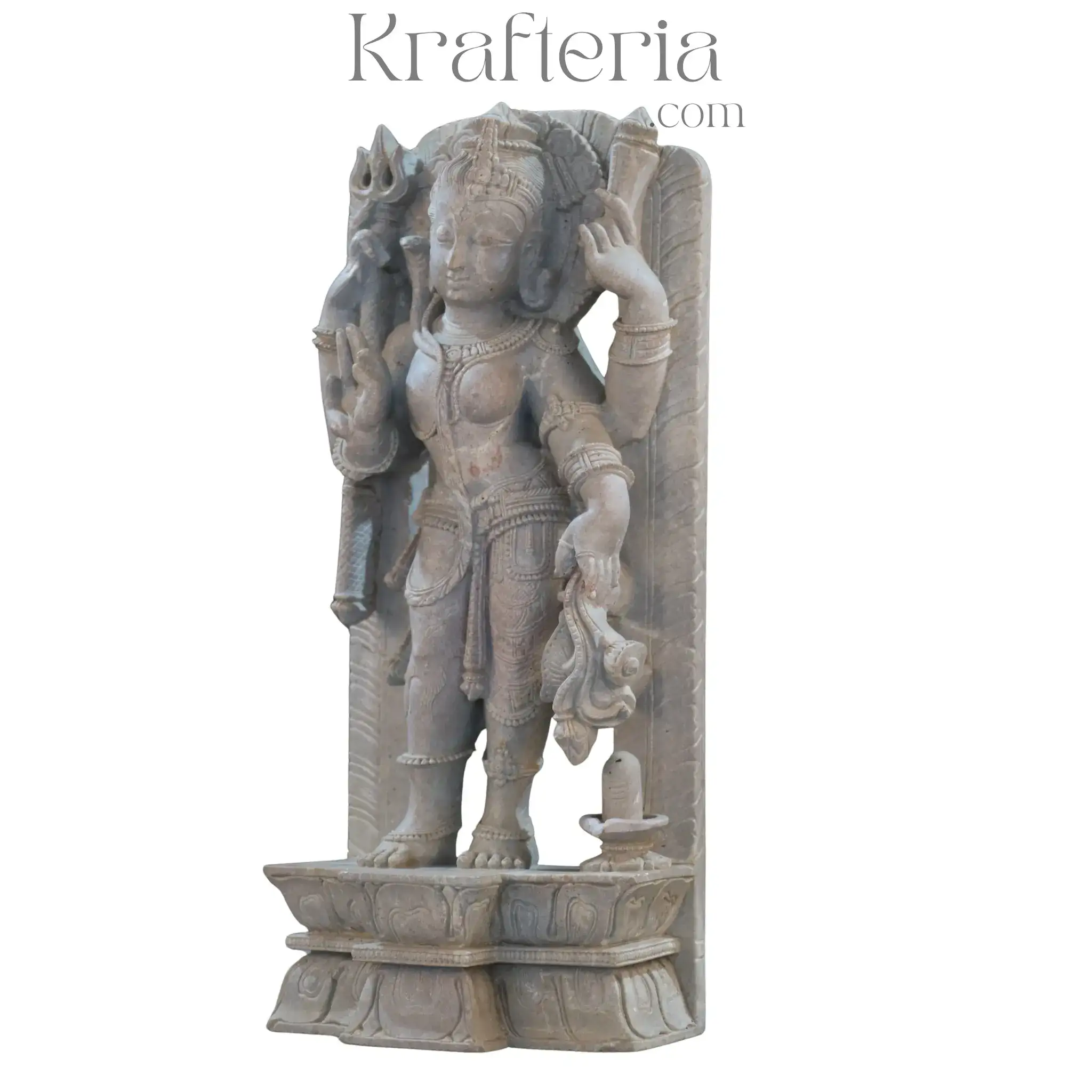 Arthanareeswara-The Iconic Half-Male, Half-Female Divine Sculpture - Image 2