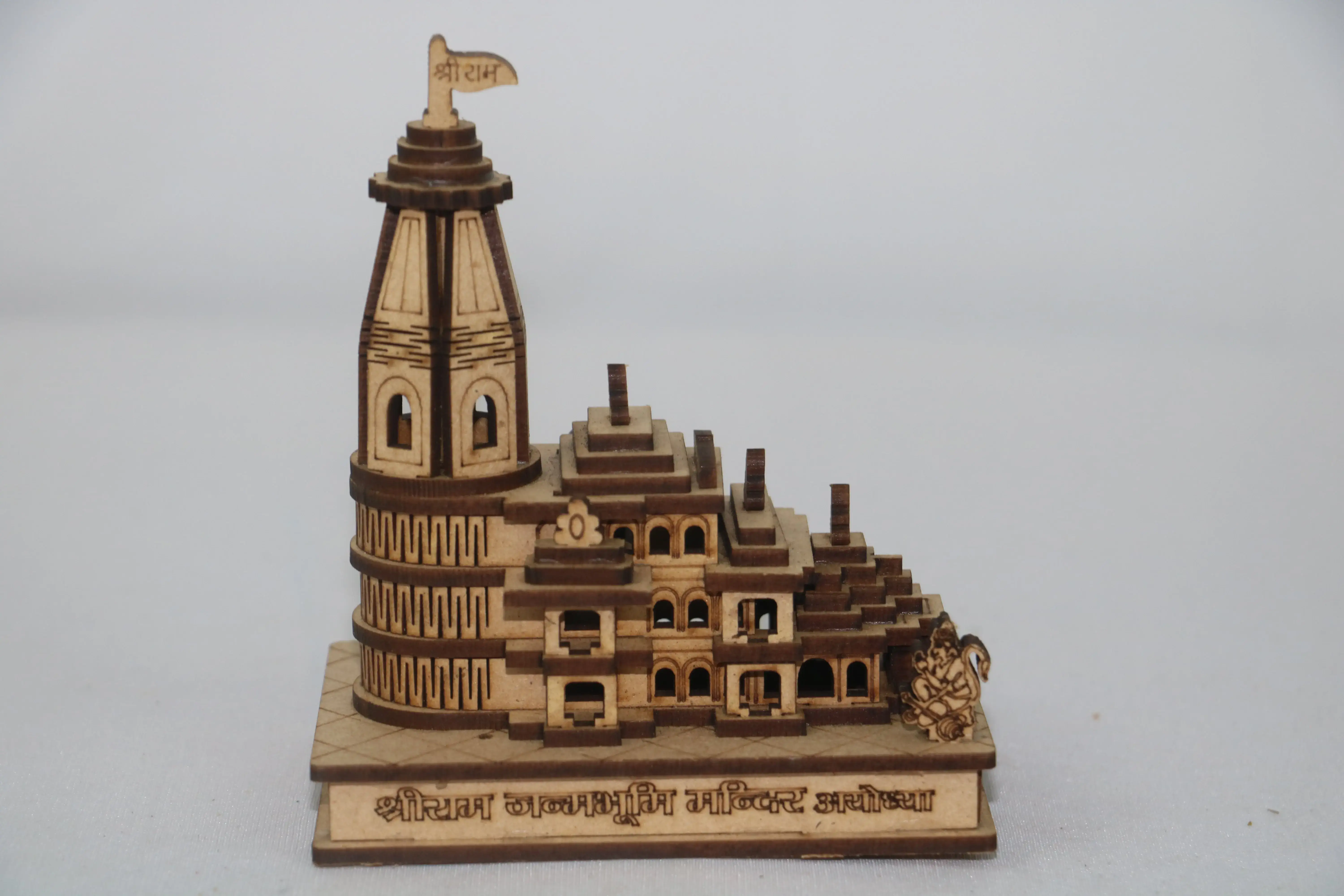 Ayodhya Mandir Wooden Masterpiece - Image 2