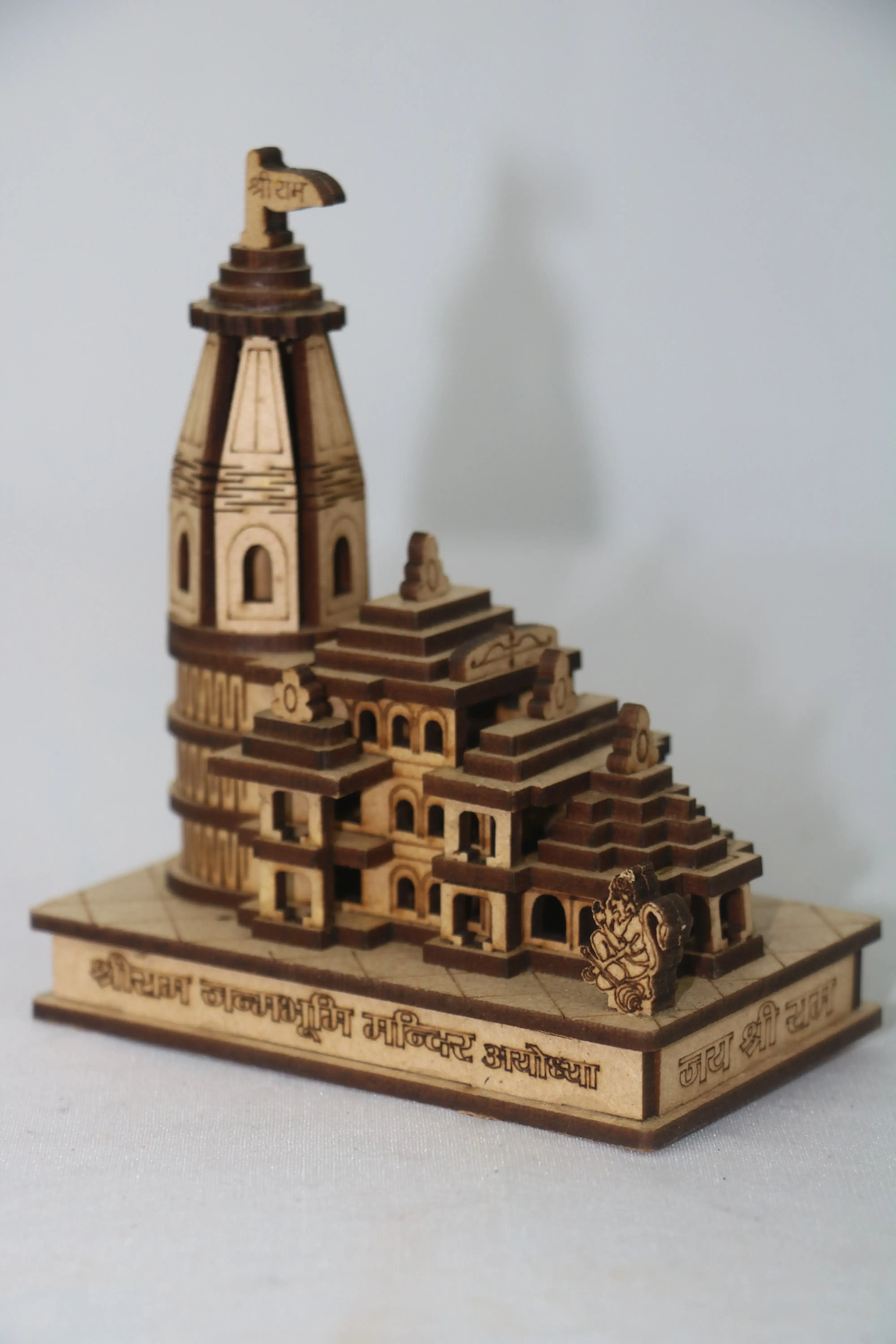 Ayodhya Mandir Wooden Masterpiece - Image 3