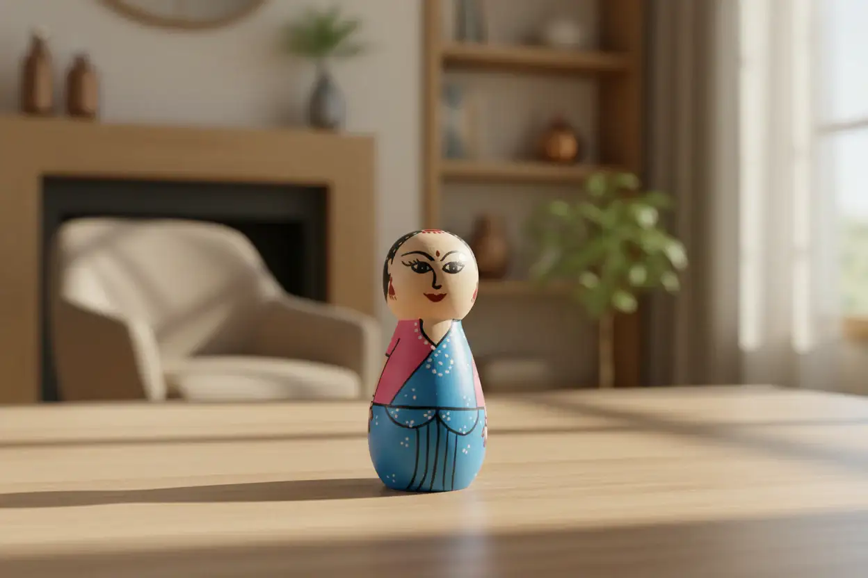 Beautiful Women Peg Dolls – Handcrafted with Non-Toxic Colors - Image 6