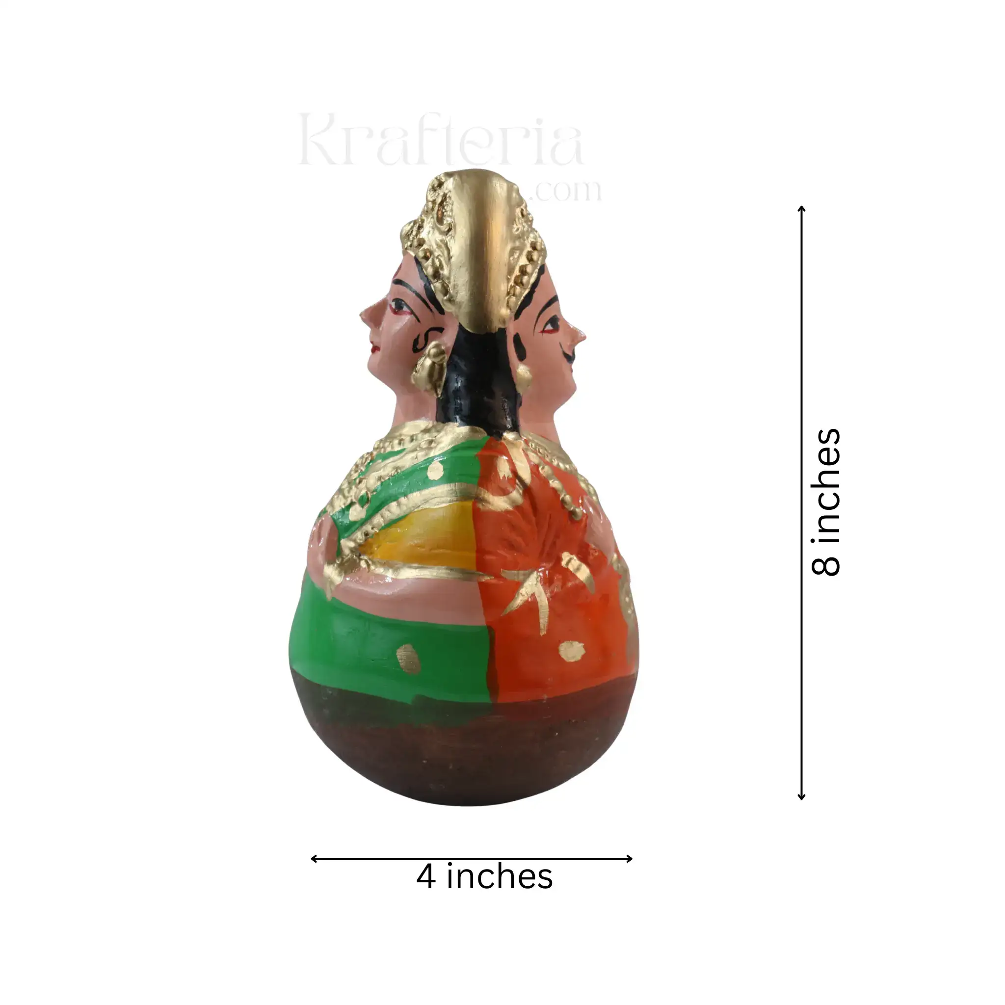 Bobblehead Dolls for Golu – Classic South Indian Thalaiyatti Bommai - Image 4