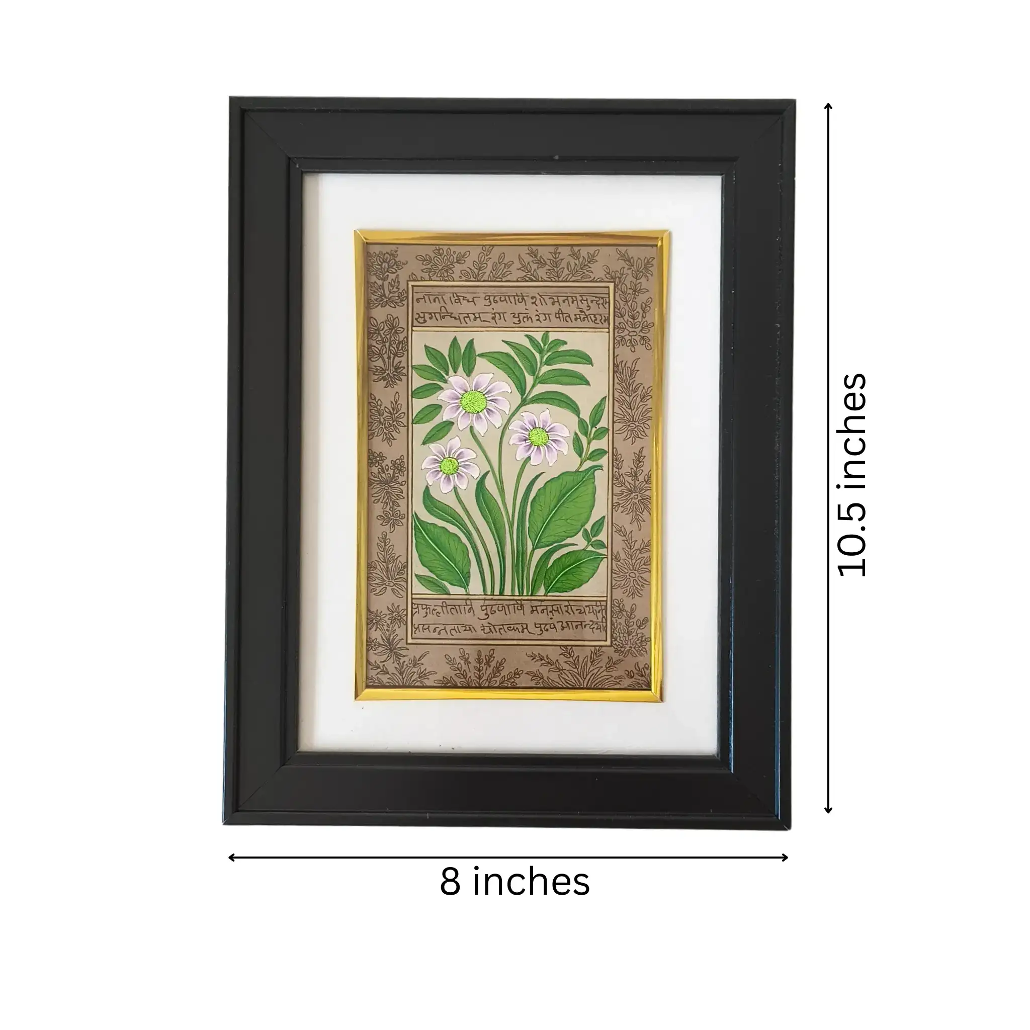 A Botanical Study in Miniature Art - The White-Flowered Plant - Image 3