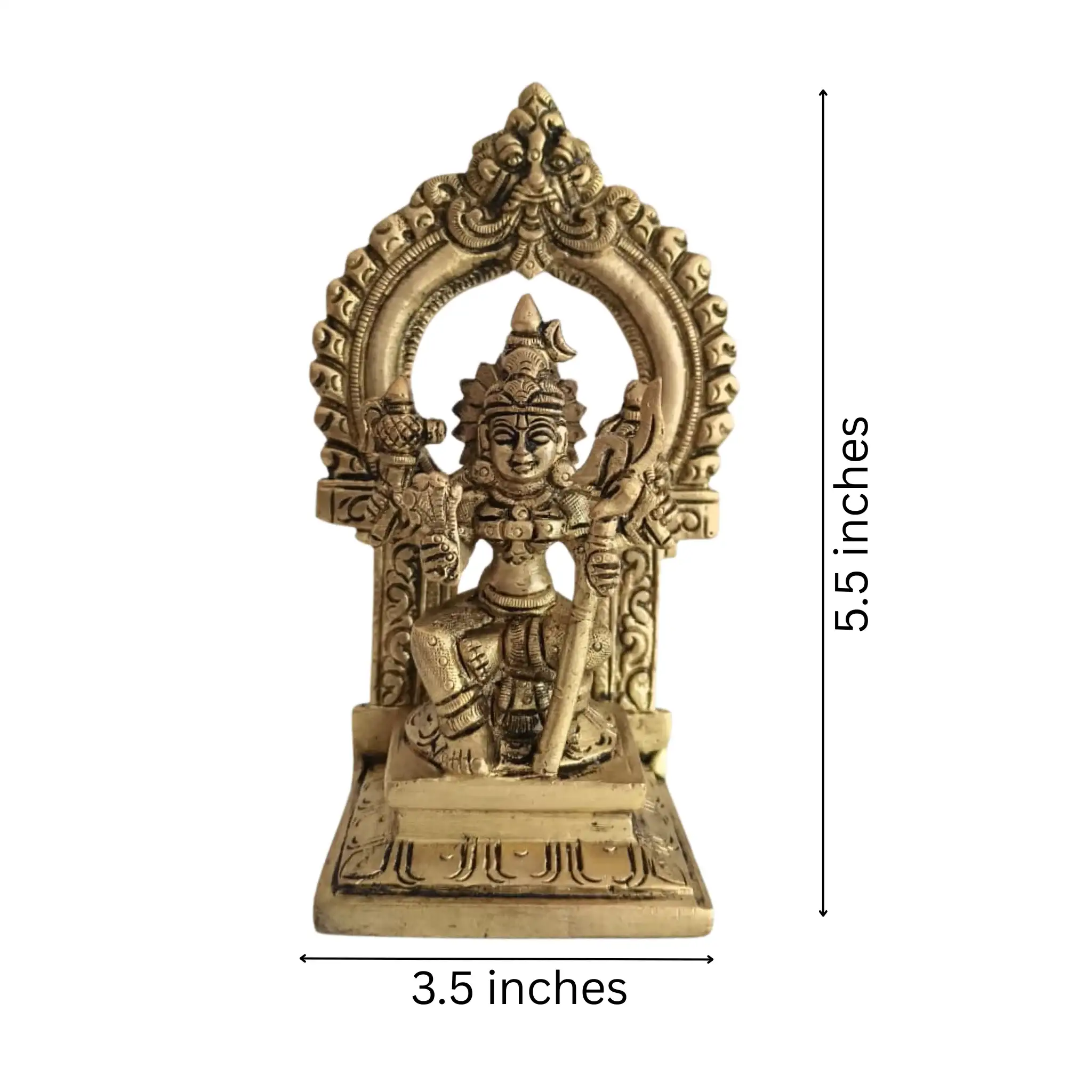 Divine Brass Annapoorna Devi Idol - Goddess of Food & Nourishment - Image 18