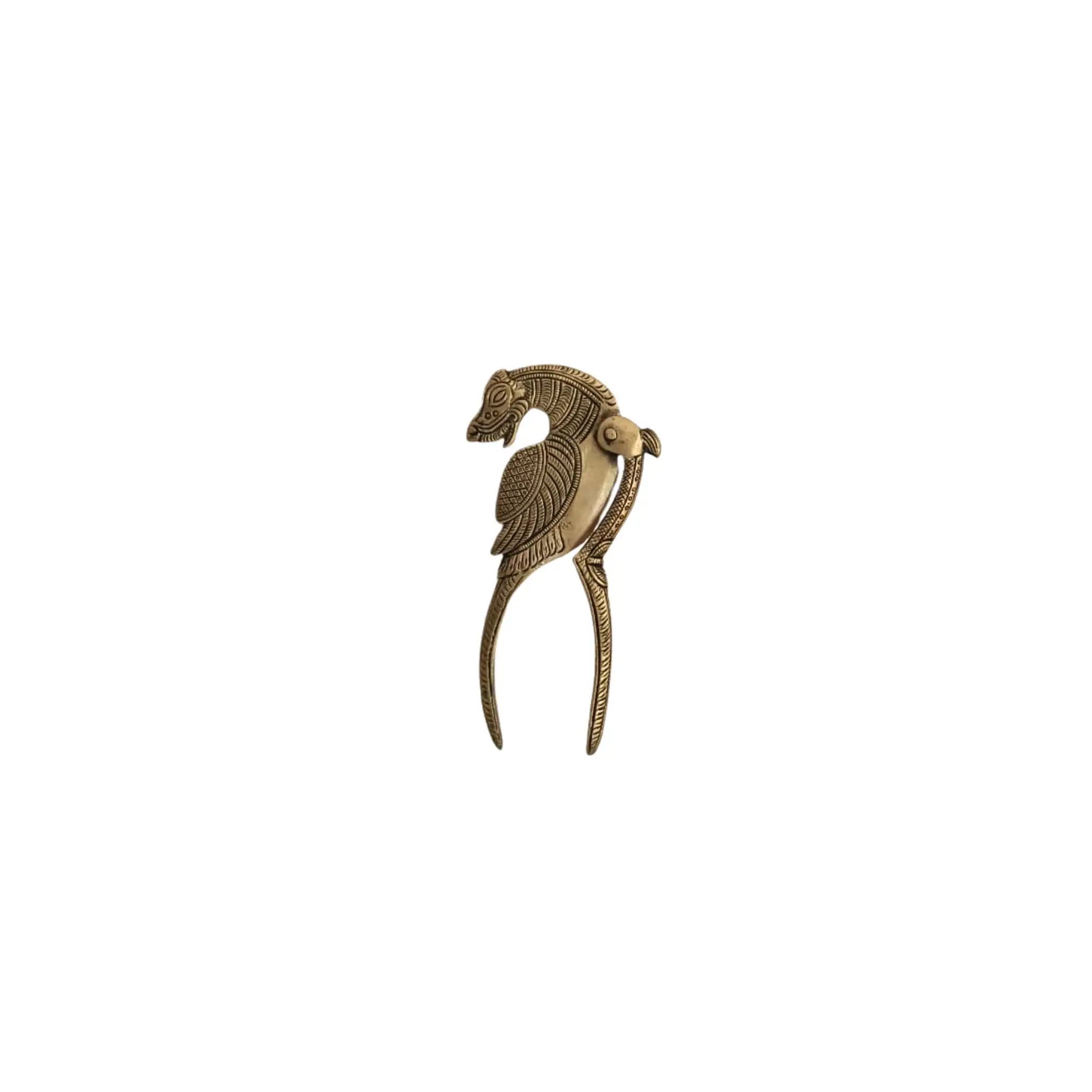 Antique Brass Betel Nut Cracker (Sarota) | Decor - Image 5