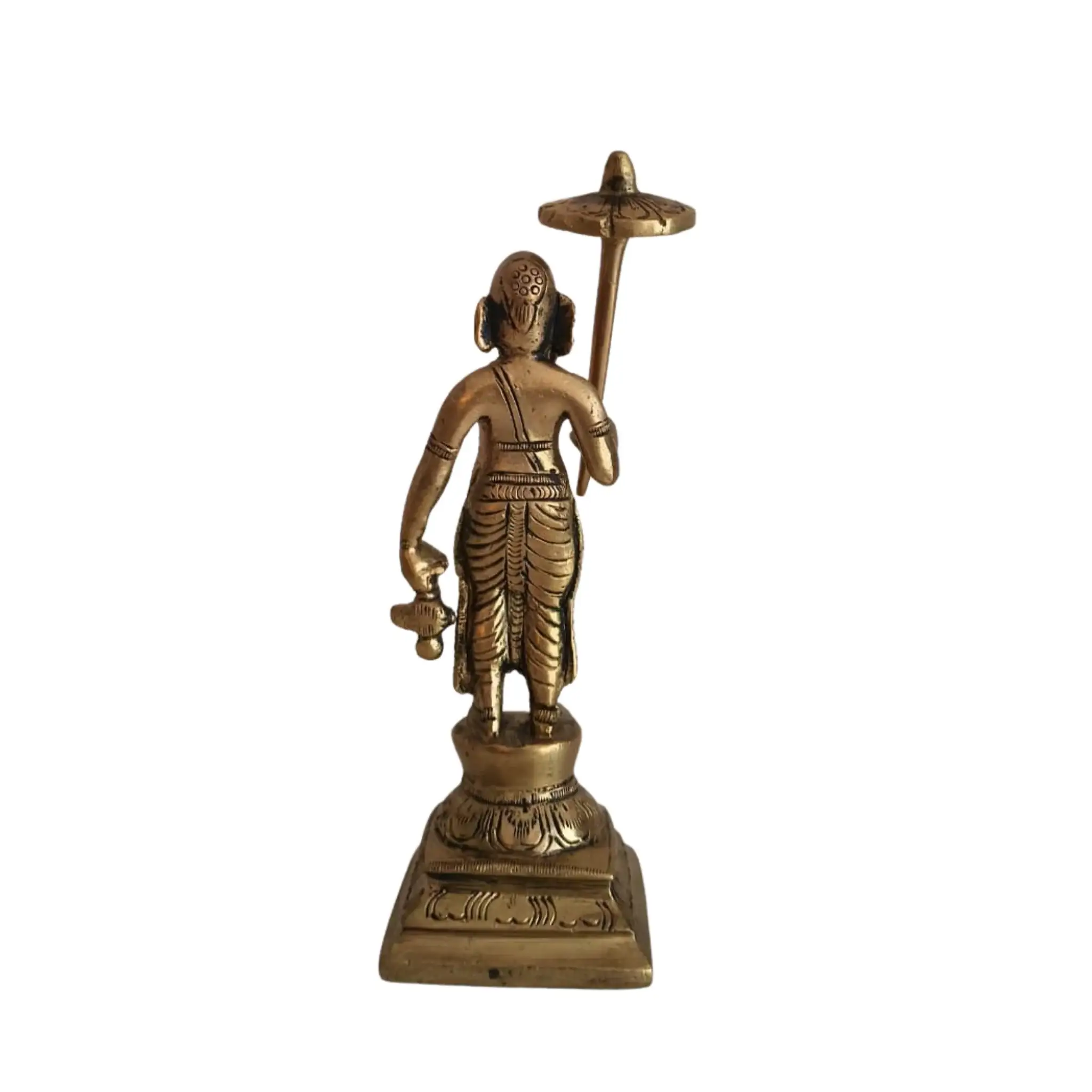 Pure Brass Dashavatara Idol Set 10 Statues) | Vishnu's Ten Avatars Murti Collection - Image 12