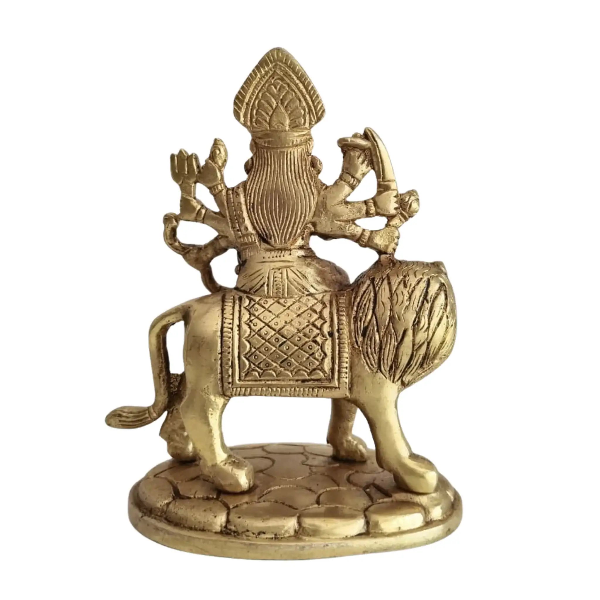 Handcrafted Brass Durga Mata Idol - Image 15