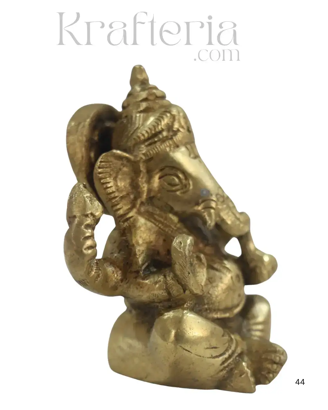 Divine Brass Ganesha Idol – Remover of Obstacles - Image 6