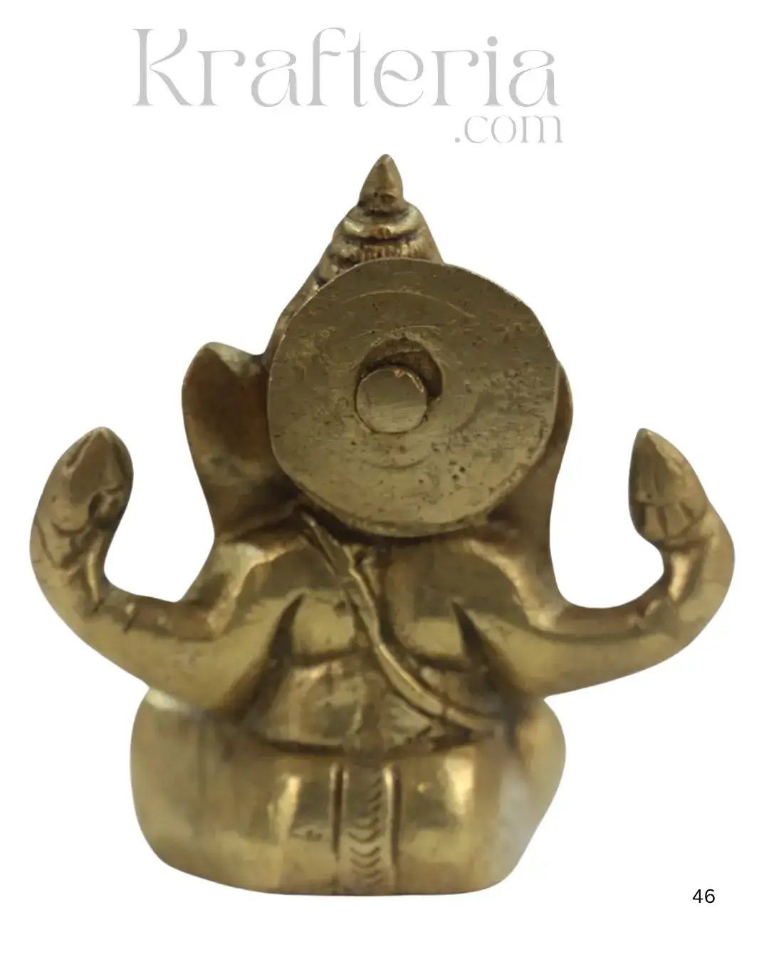 Divine Brass Ganesha Idol – Remover of Obstacles - Image 7