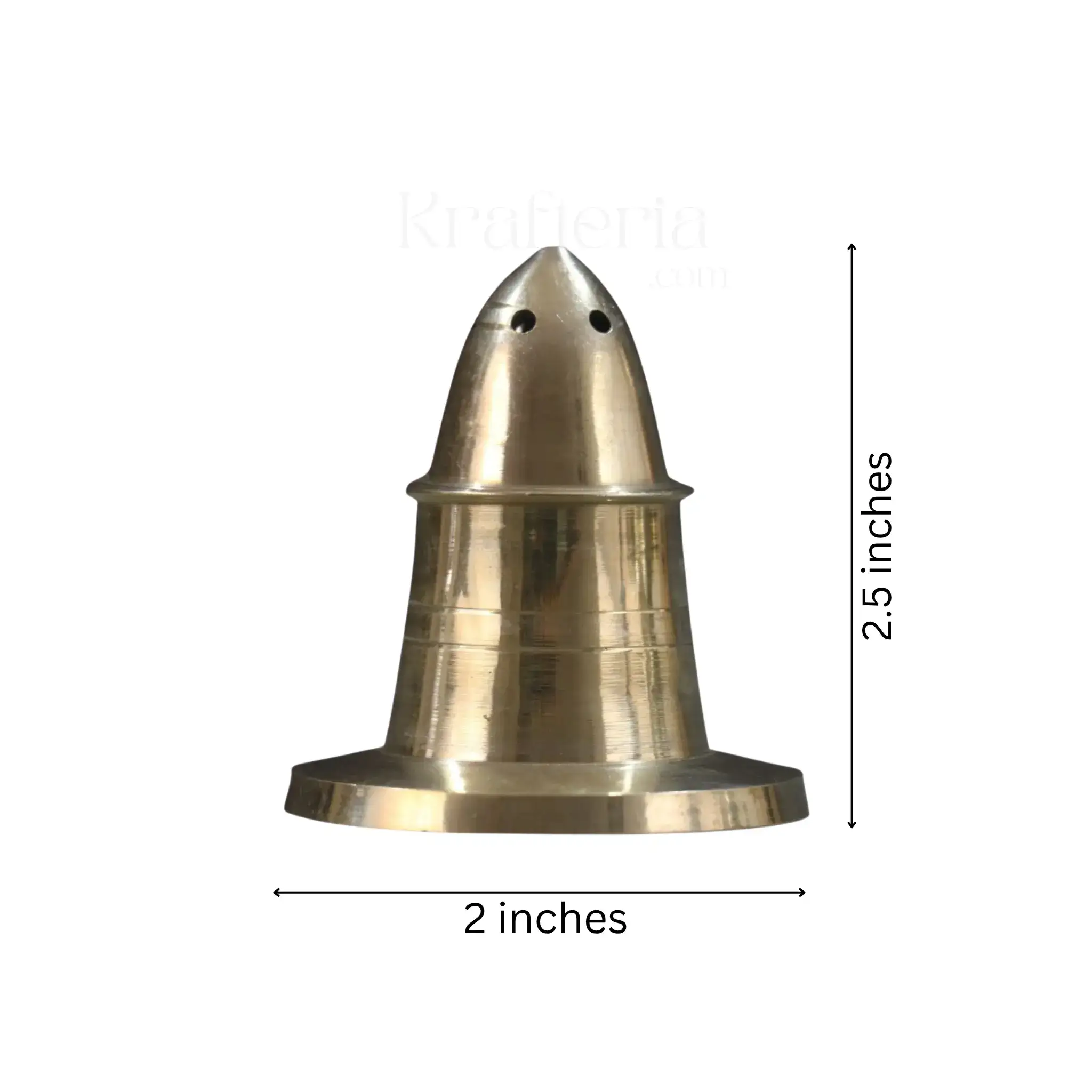 Pure Brass Incense Stick Holder 5 Holes, Brass Agarbatti Stand - Image 4
