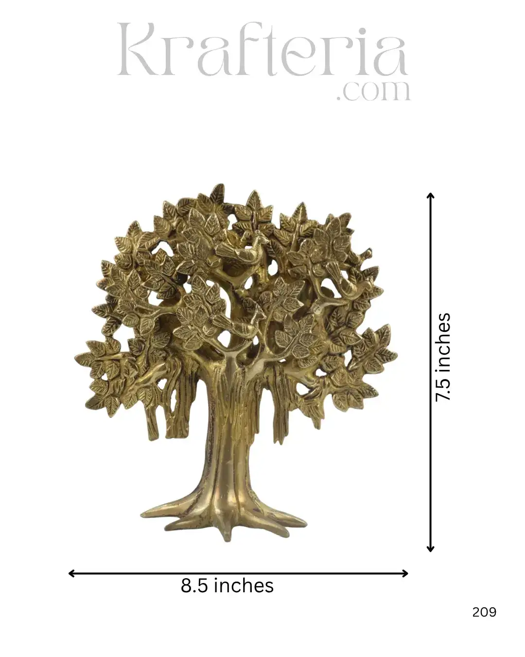 Brass Kalpavriksha Tree – Symbol of Abundance and Prosperity - Image 4