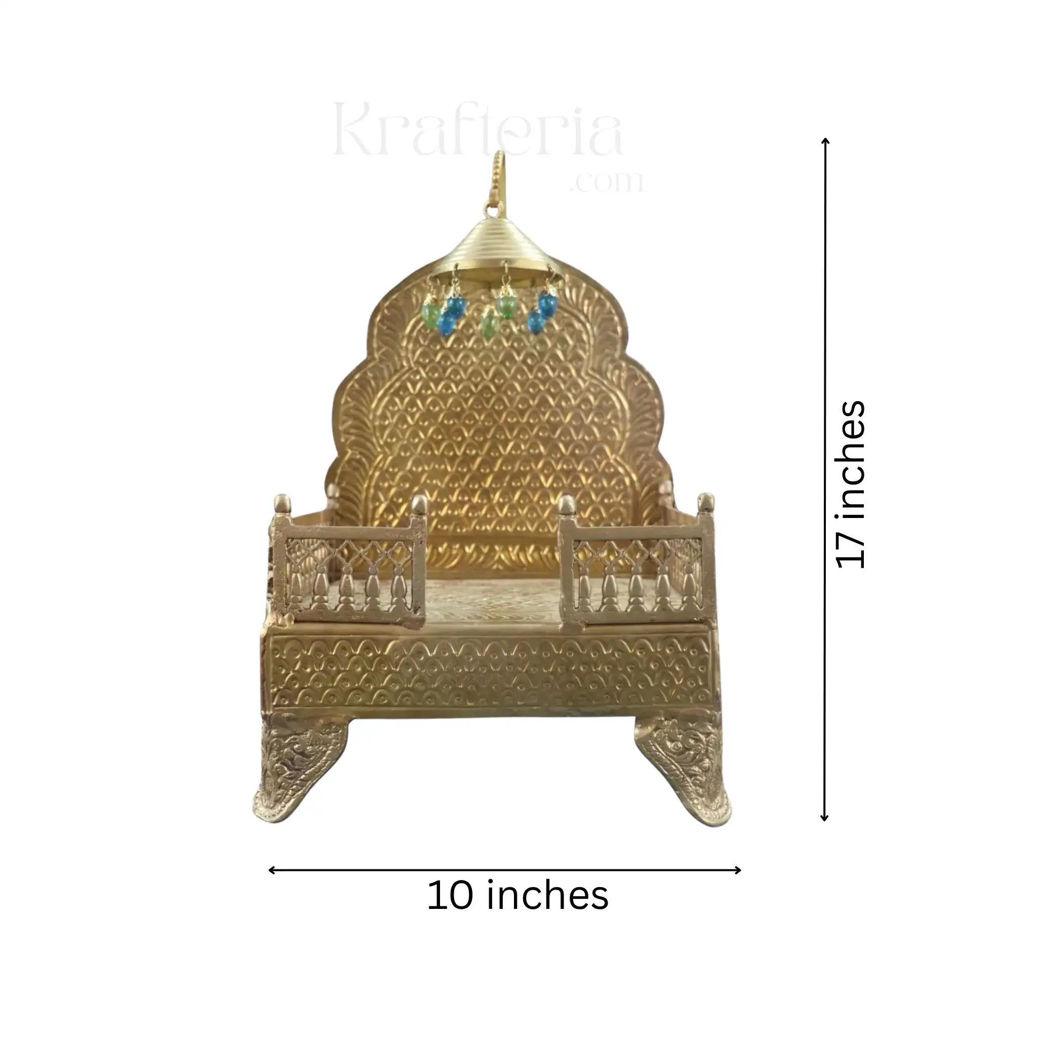 Shuddha Peetham – Brass Pooja Simhasan for Divine Idols - Image 7