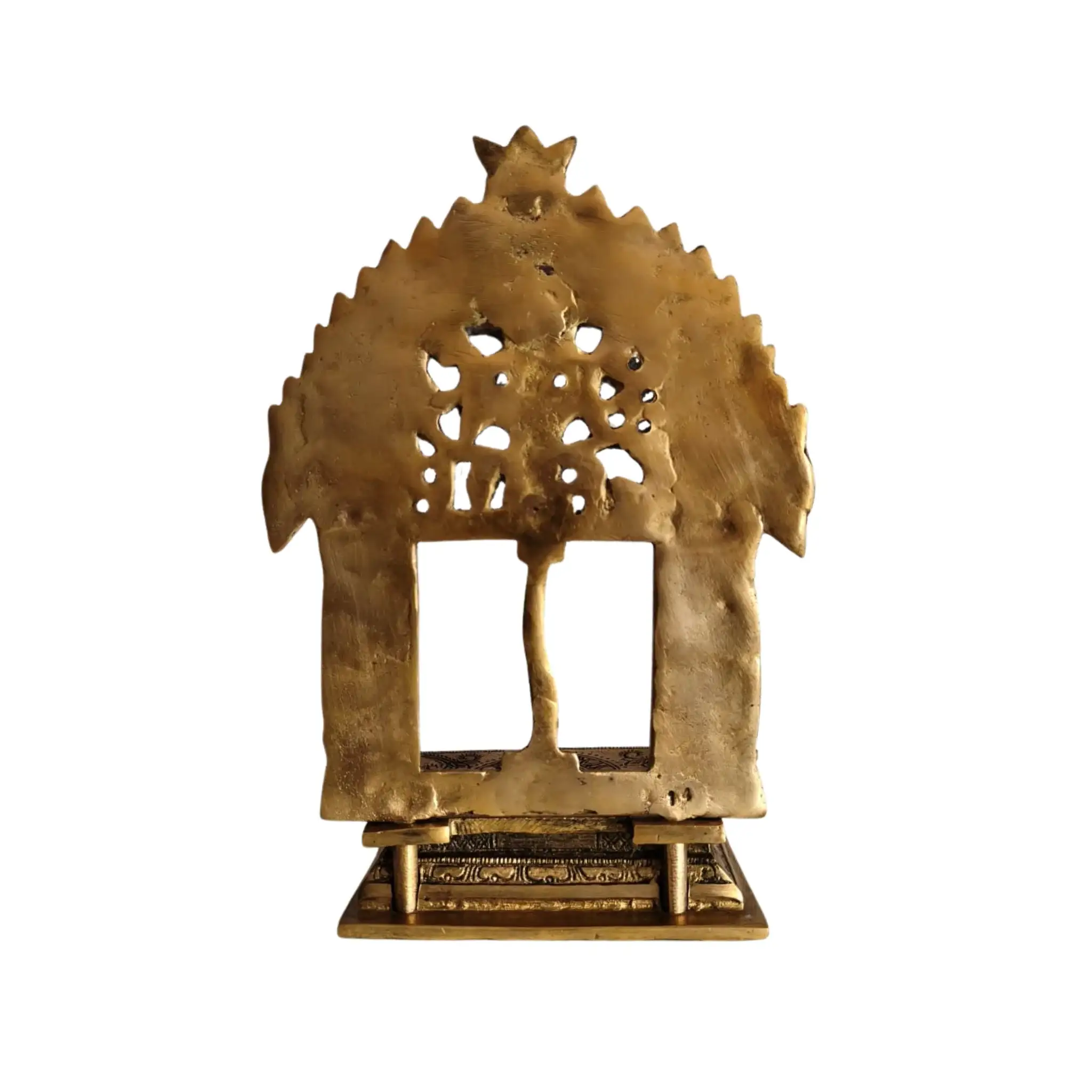 Intricately Carved Brass Prabhavali (Deity Arch) - Image 7