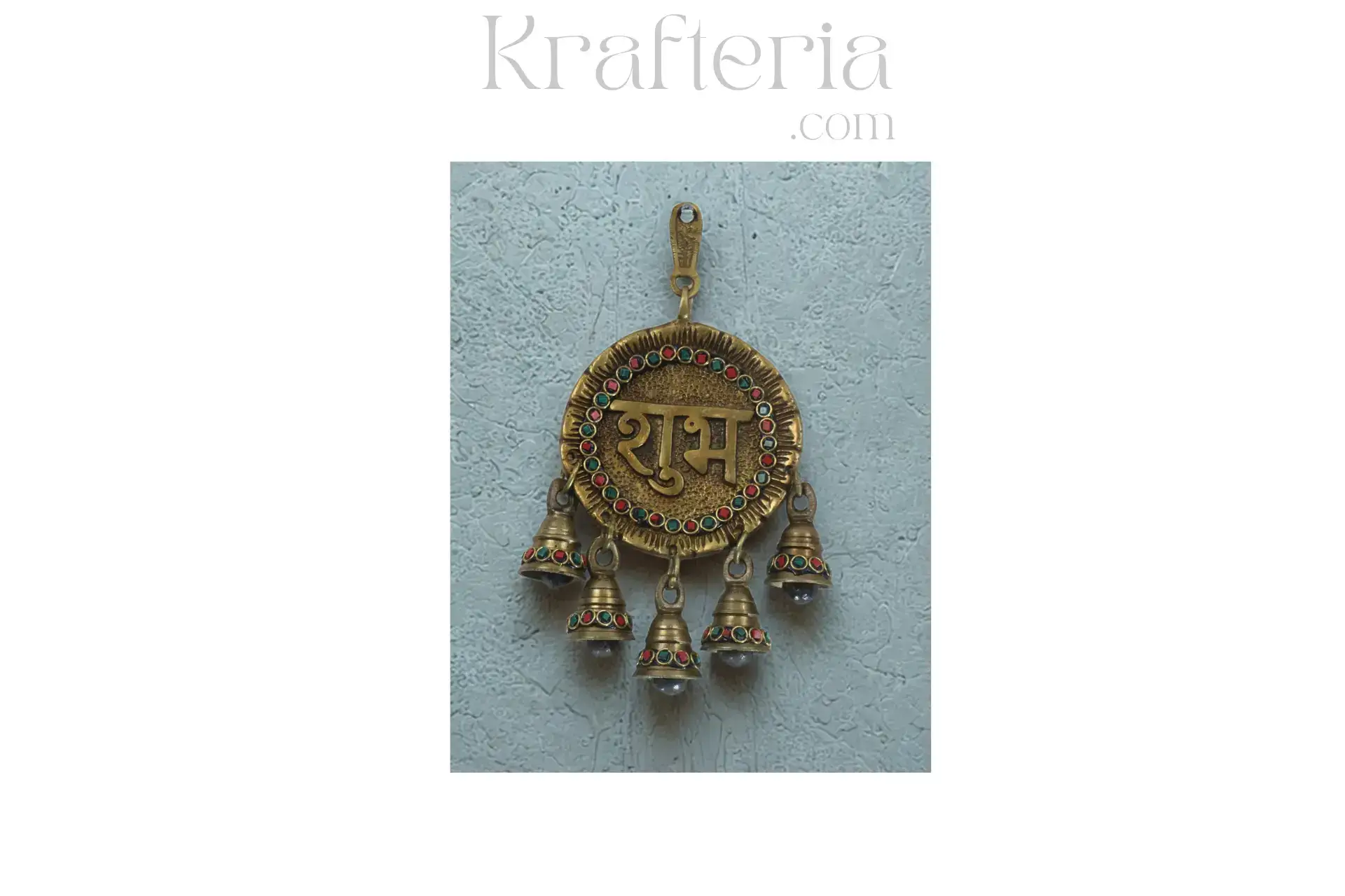 Brass Shubh Labh Wall Plaque for Positive Energy & Success - Image 5