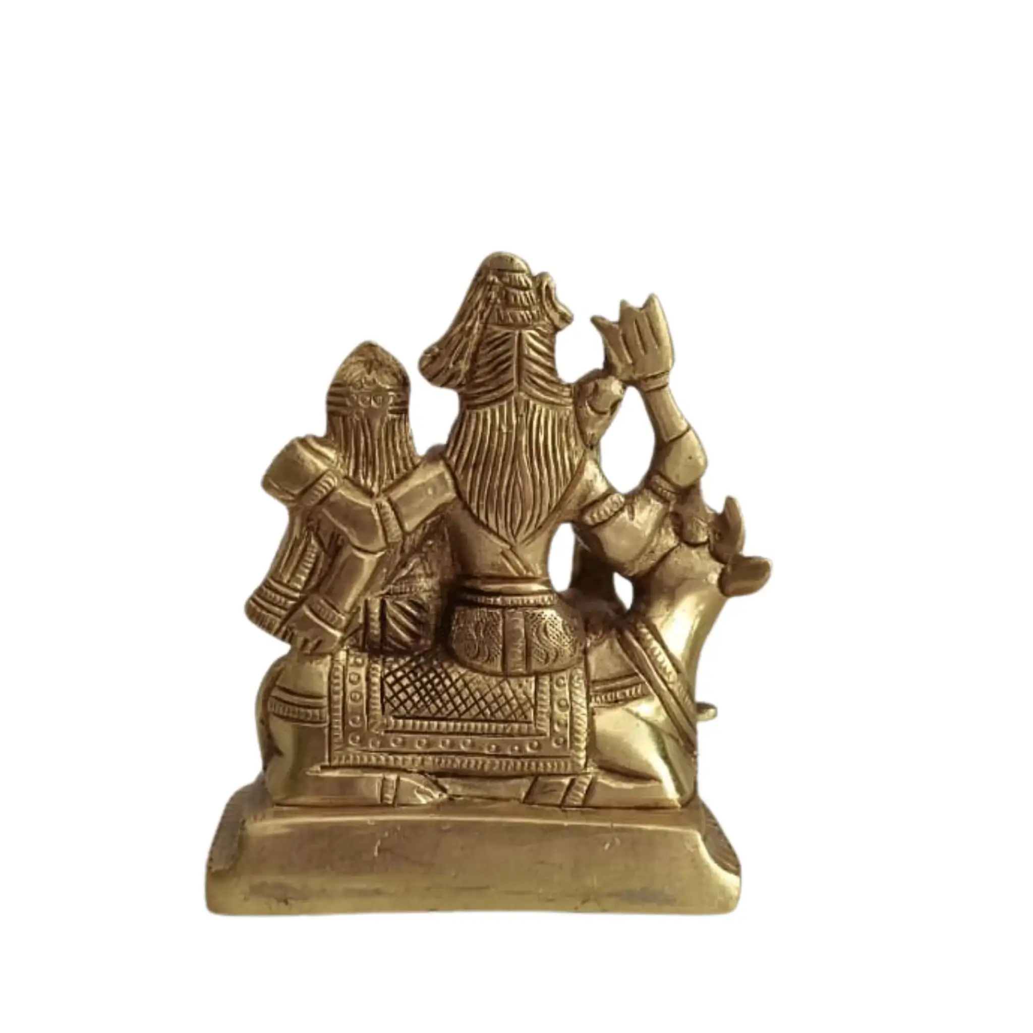 Brass Shiva Parivar on Nandi – Divine Family Idol for Conjugal Harmony and Auspiciousness - Image 6