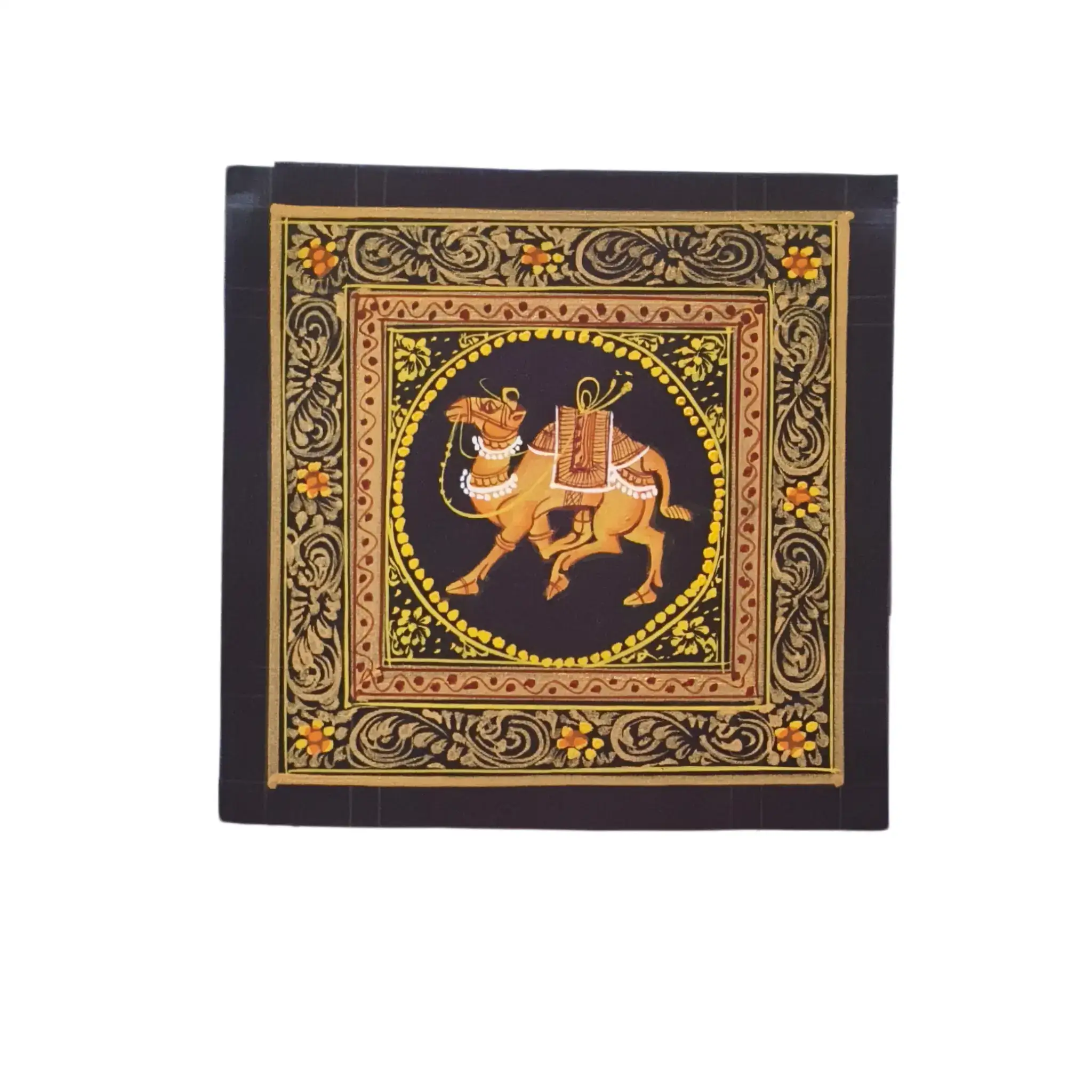 The Golden Desert Camel Miniature Painting – Symbol of Strength and Endurance - Image 2