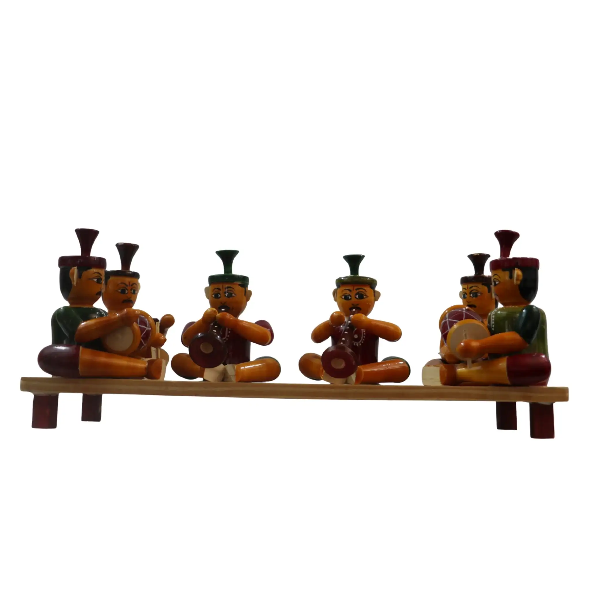 Channapatna Wooden Music Set – Traditional Handmade Instrument Set - Image 3