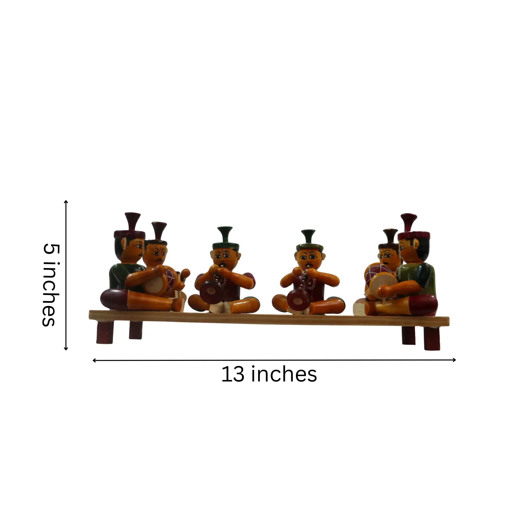 Channapatna Wooden Music Set – Traditional Handmade Instrument Set - Image 5