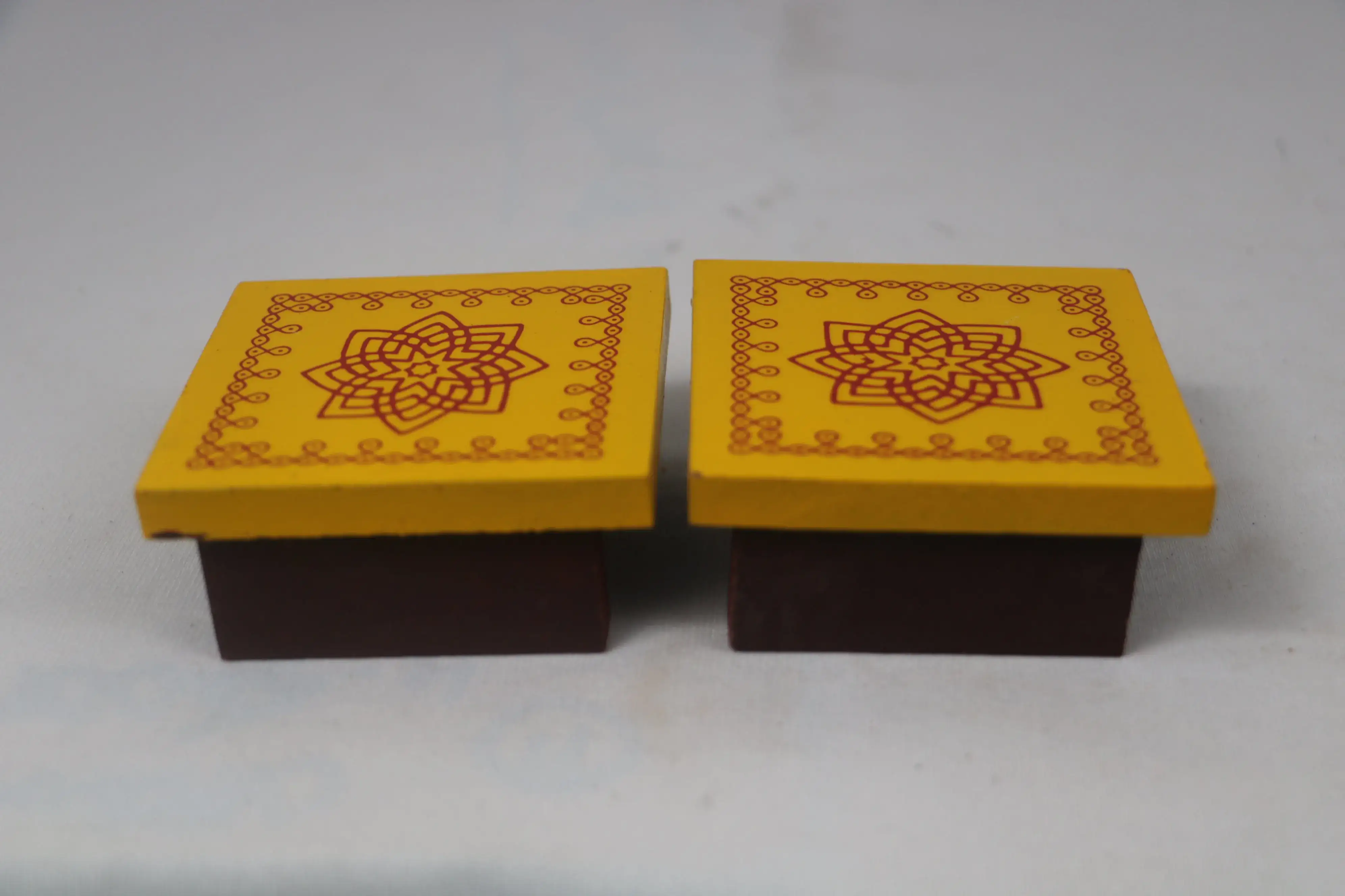 Channapatna Wooden Pooja Stand – Handcrafted & Hand-Painted Design - Image 9