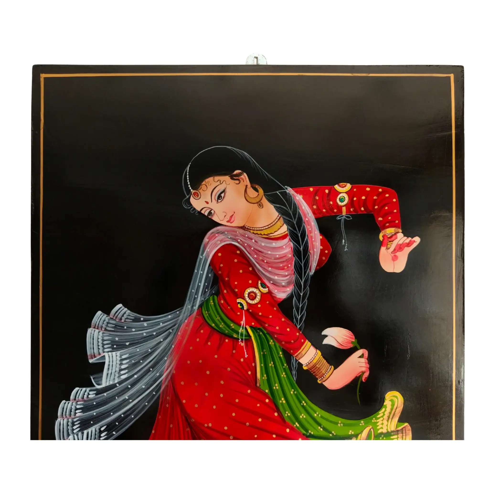 Dancing Beauty Nirmal Painting - Image 3