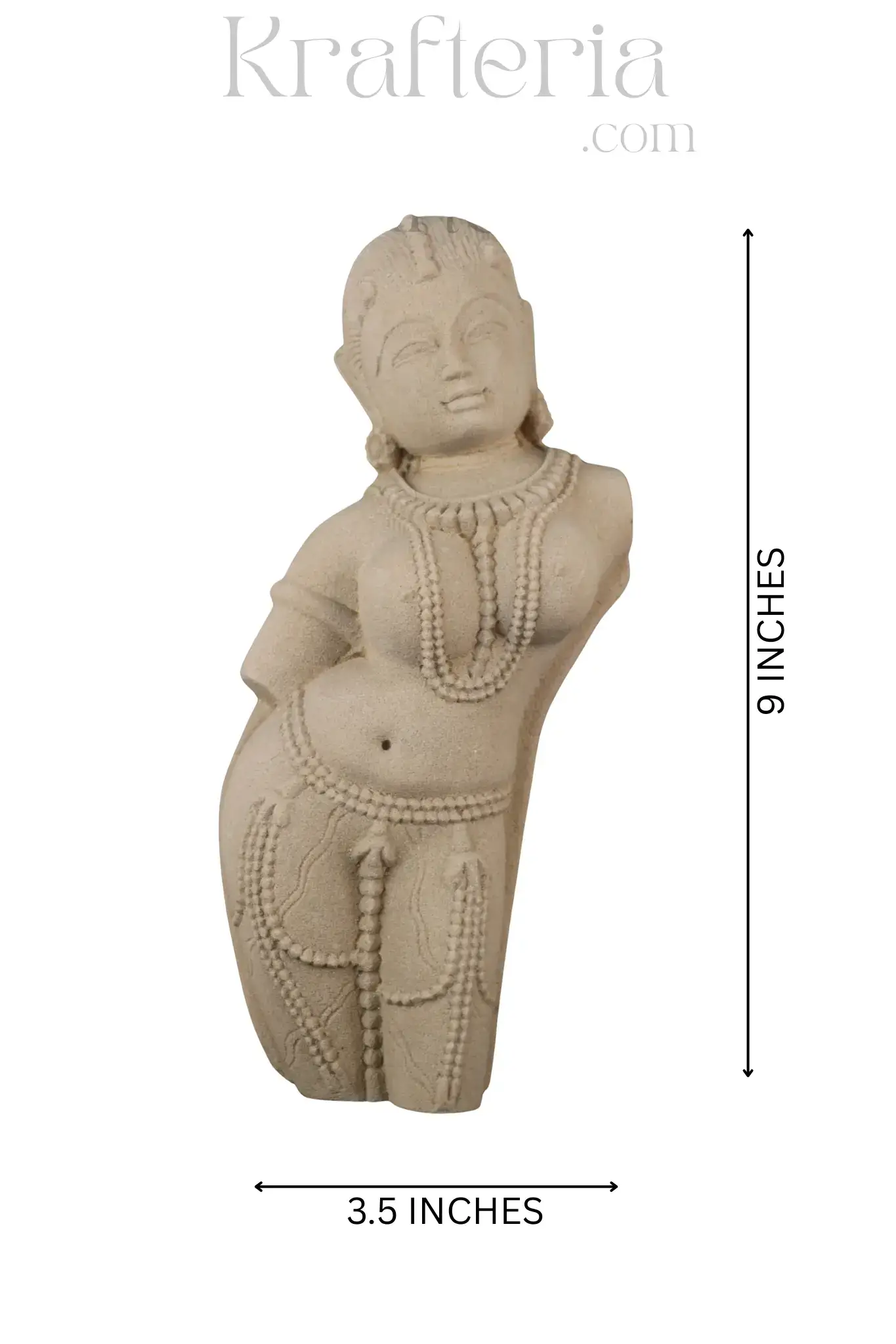 Divine Feminine Sandstone Sculpture - A Symbol of Grace & Beauty - Image 15