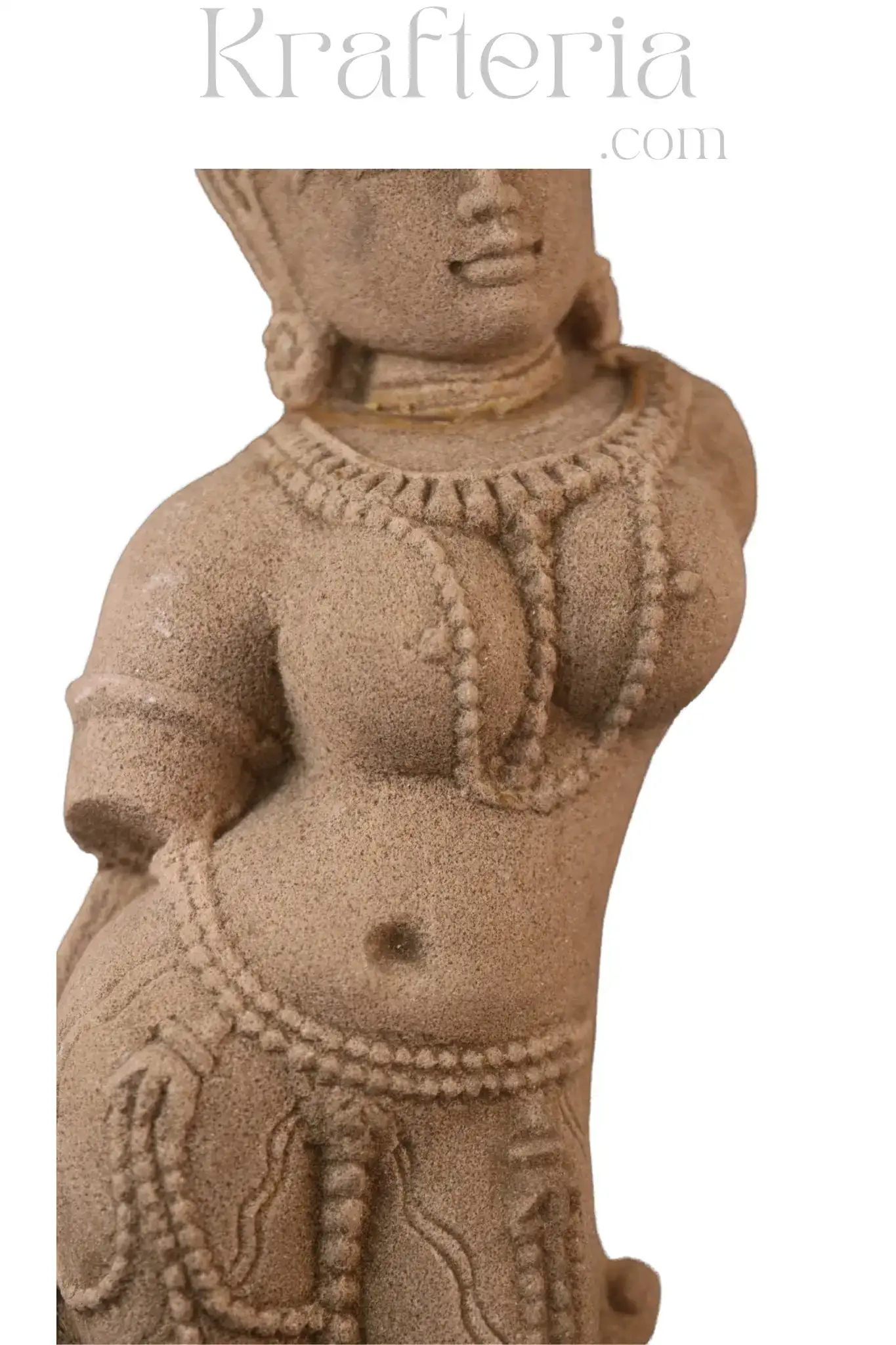 Divine Feminine Sandstone Sculpture - A Symbol of Grace & Beauty - Image 5