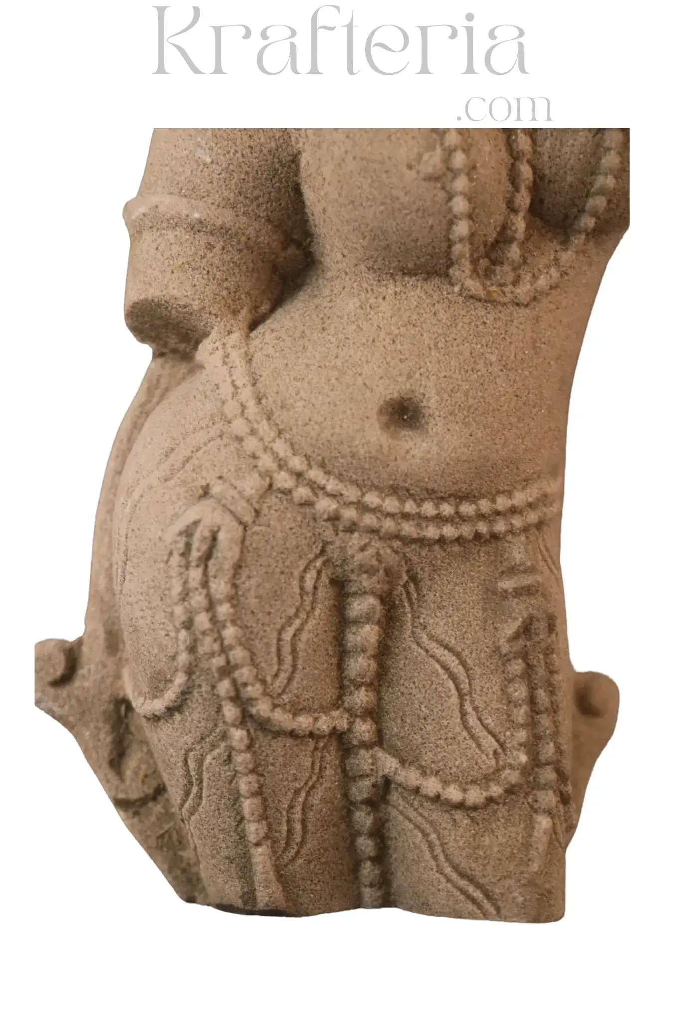 Divine Feminine Sandstone Sculpture - A Symbol of Grace & Beauty - Image 6