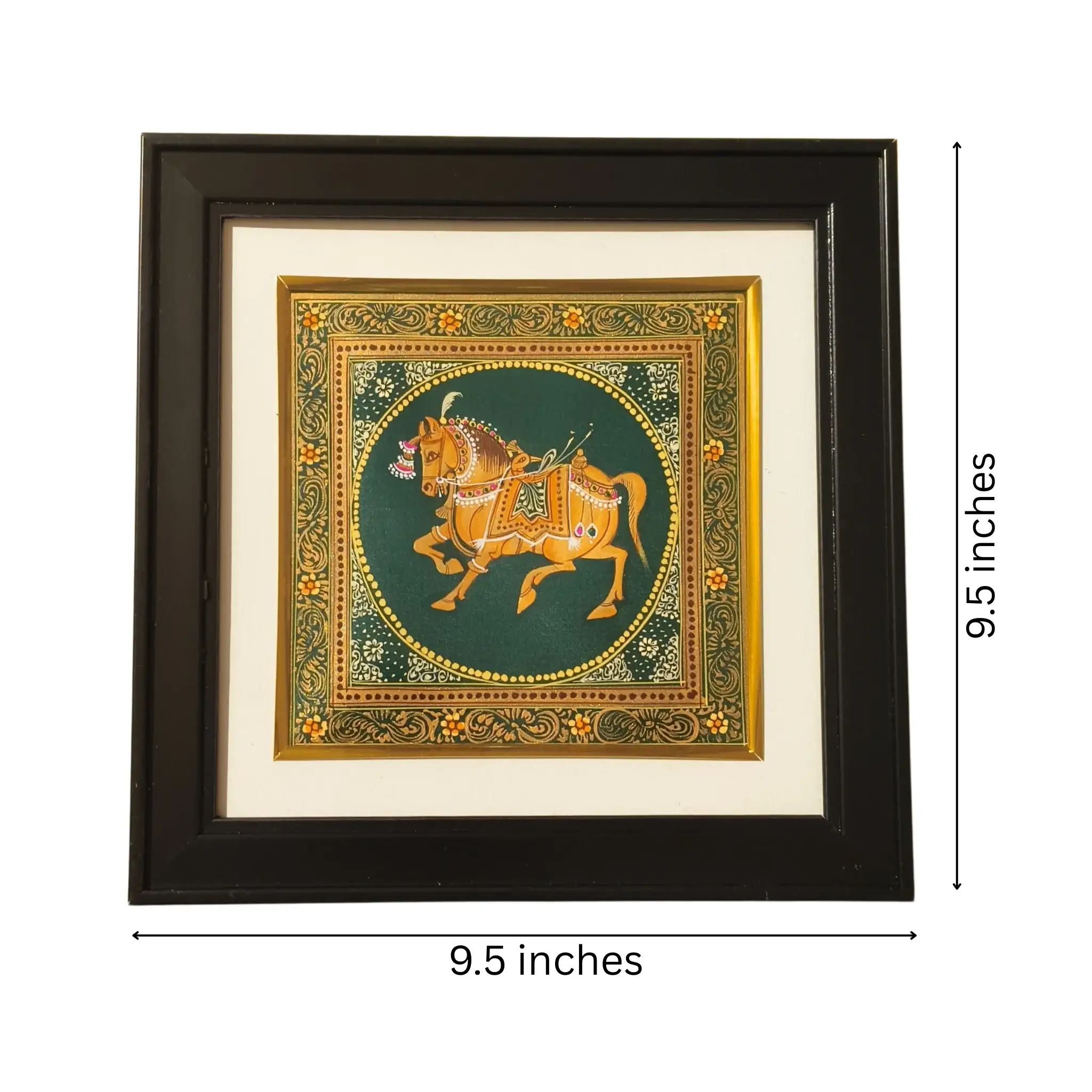 Divine Stallion A Miniature Painting Masterpiece - Image 3