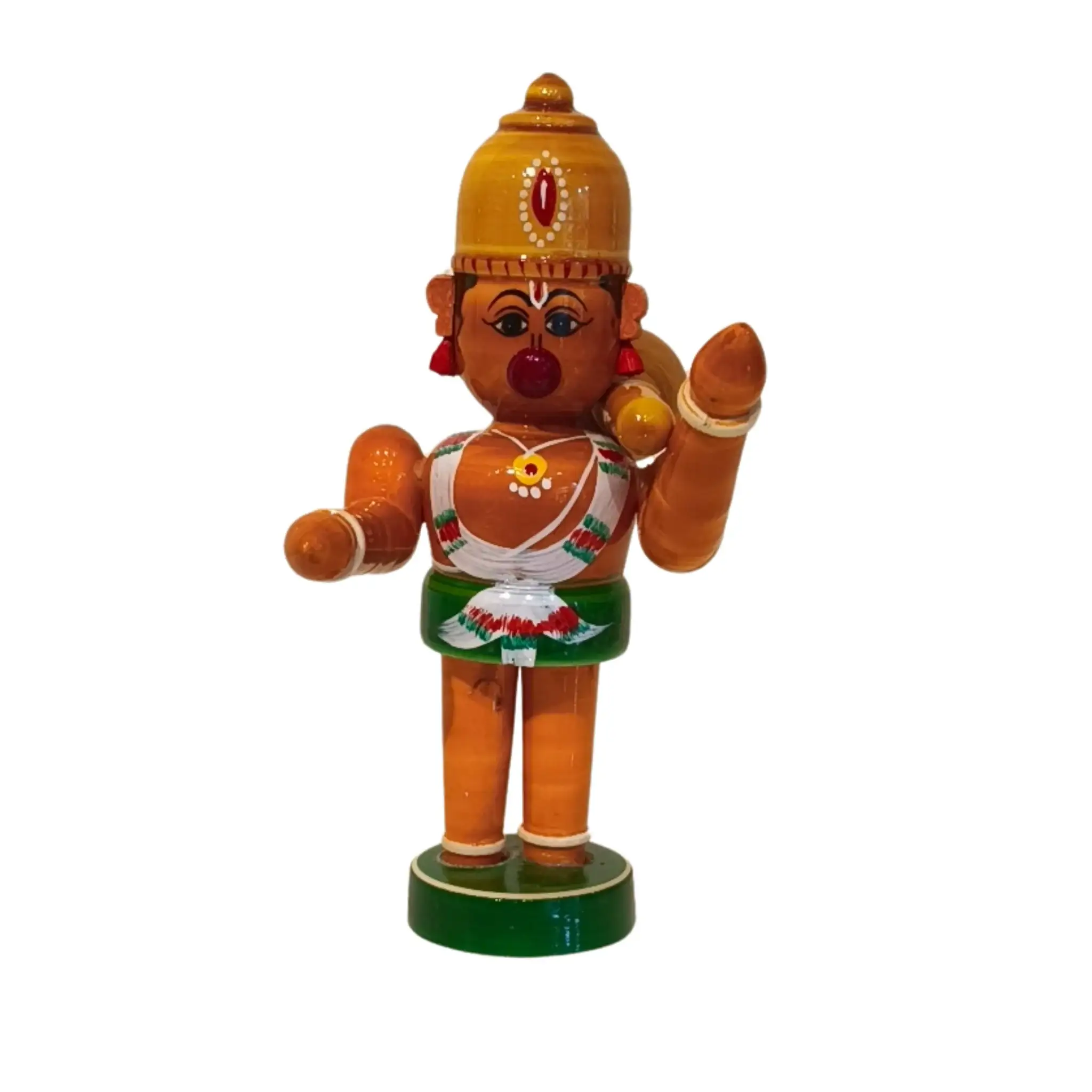 Etikoppaka Little Hanuman Wooden Statue - Image 4