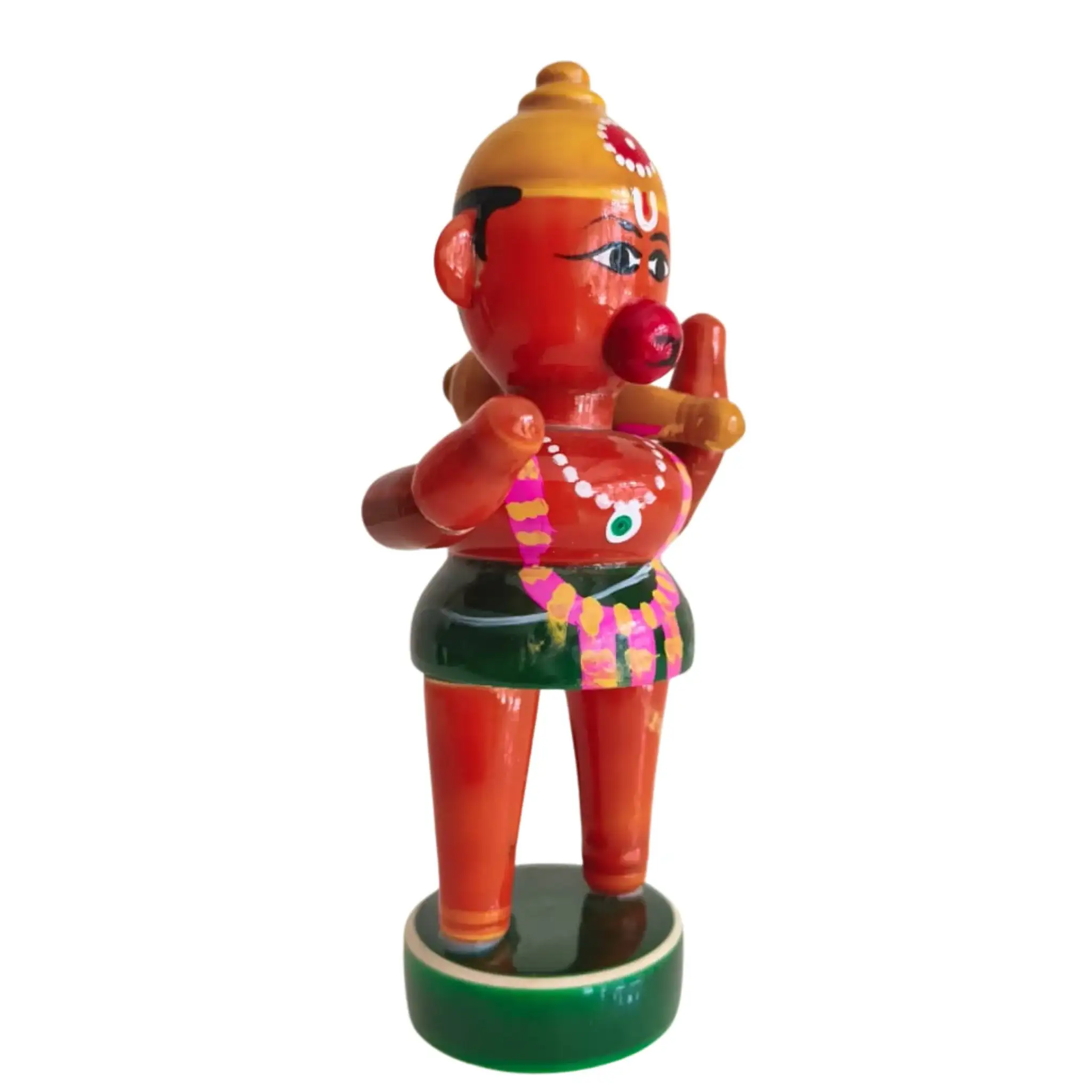 Etikoppaka Little Hanuman Wooden Statue - Image 9