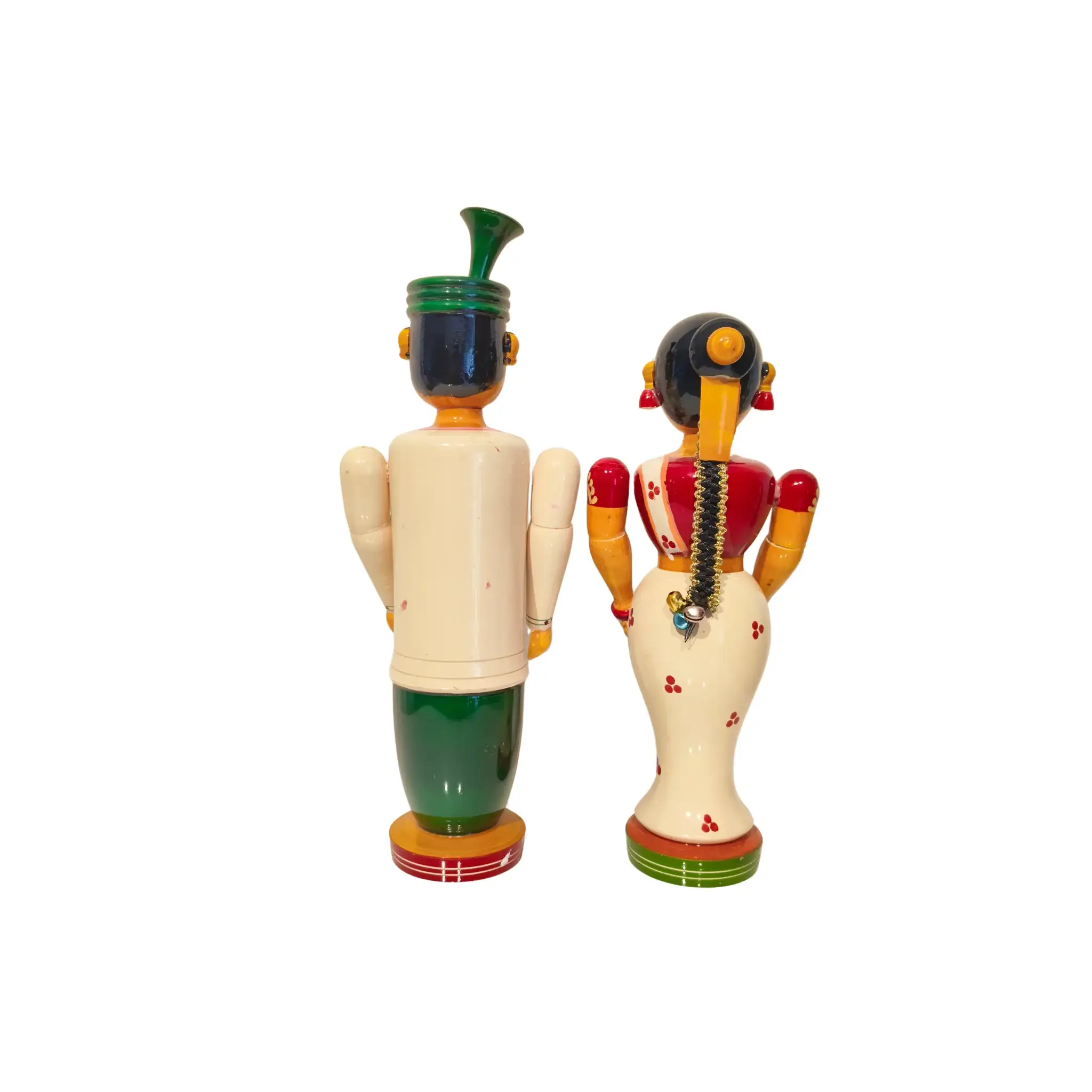 Etikoppaka Wedding Couple - Handcrafted Bridal Figurines - Image 5