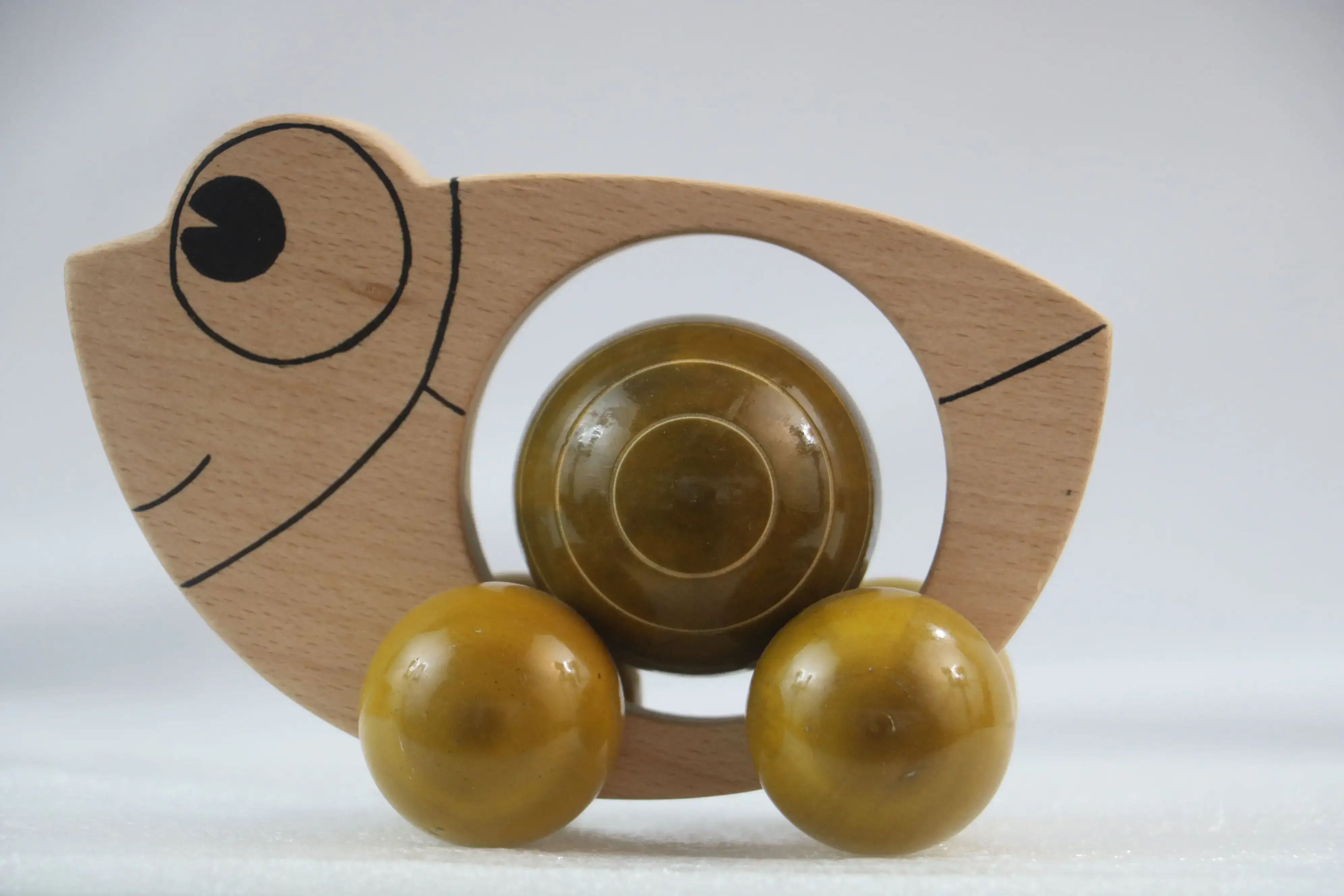 Fish Roller Toy – Handpainted with Safe Non-Toxic Colors - Image 3