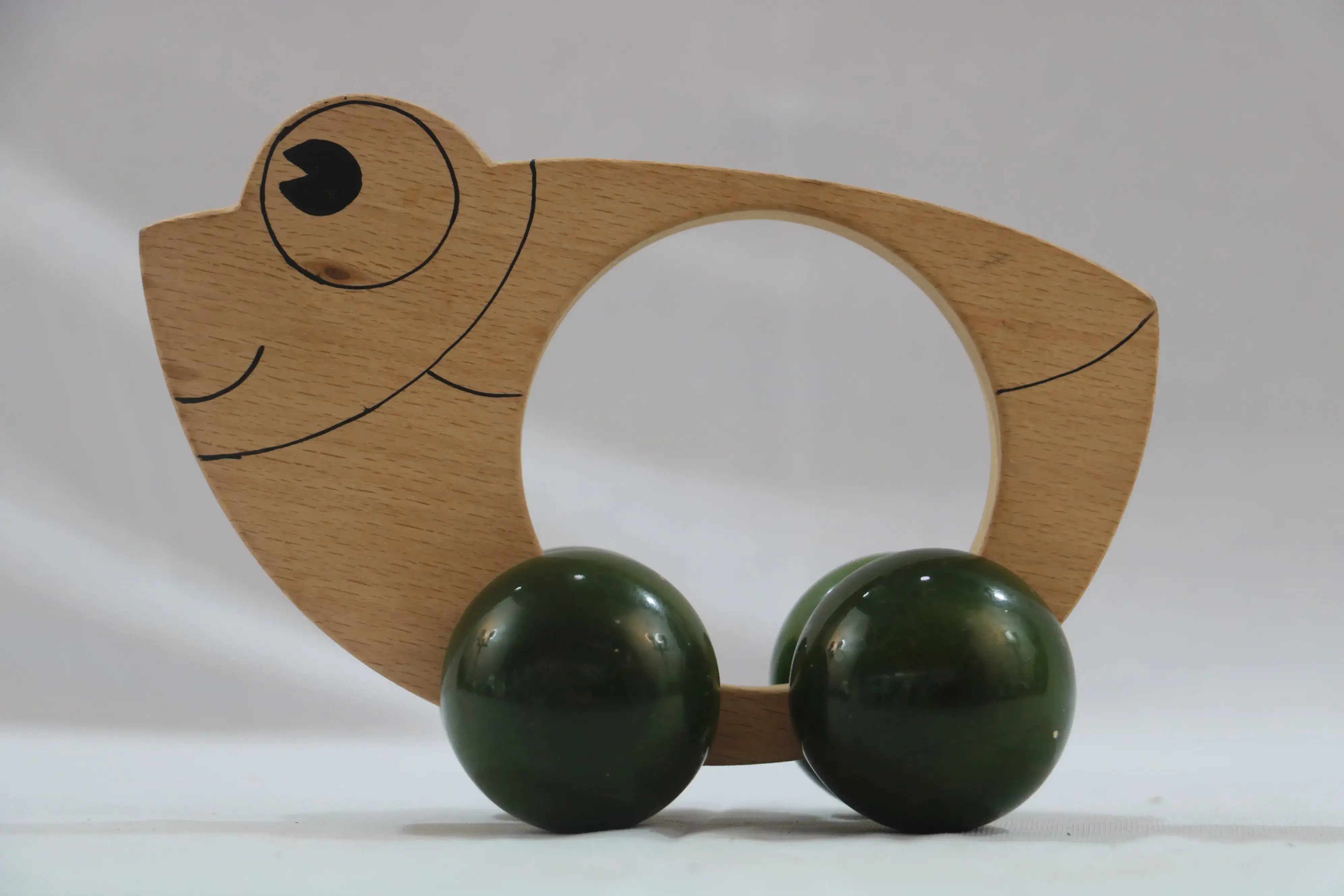 Fish Roller Toy – Handpainted with Safe Non-Toxic Colors - Image 4