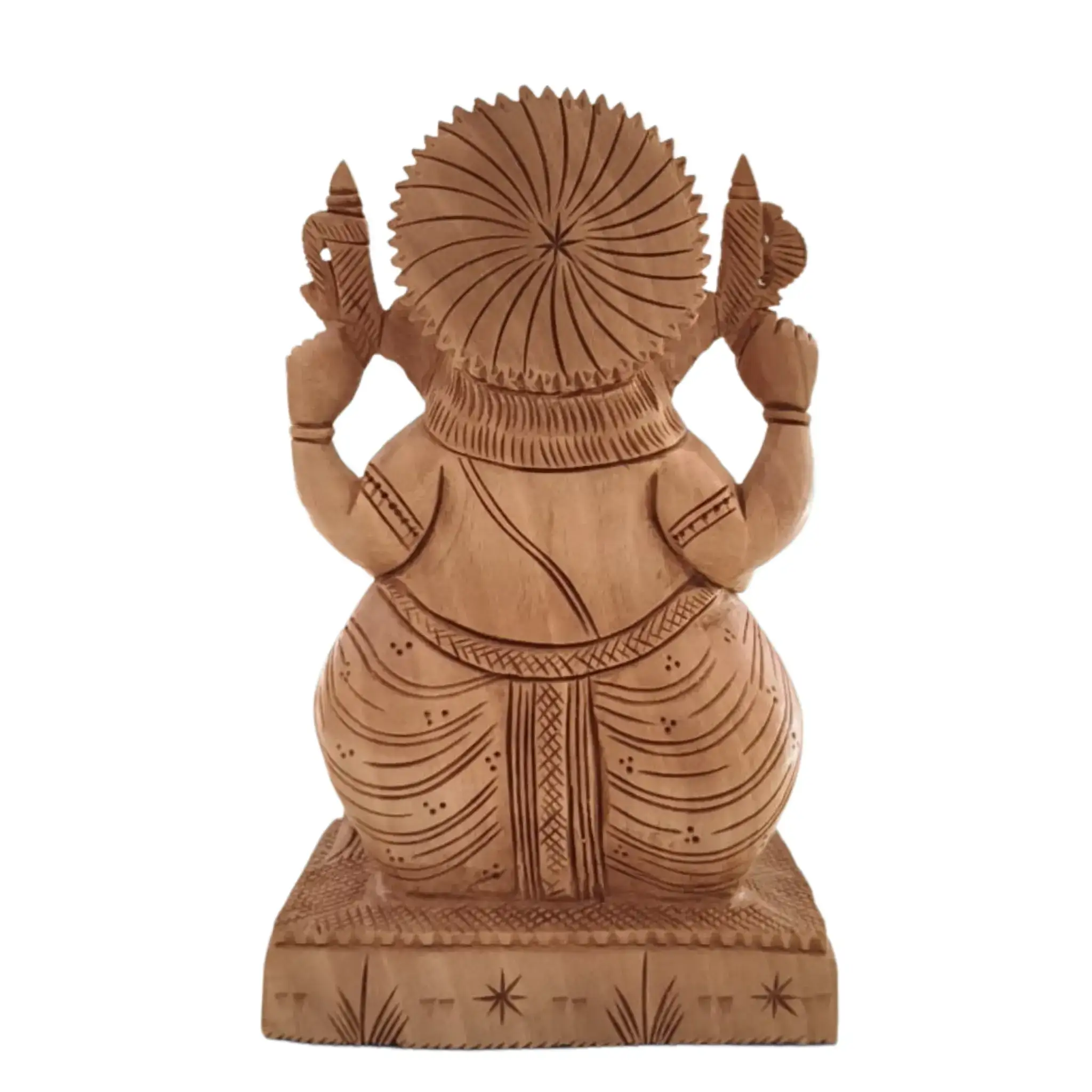 Handcrafted Lord Ganesh Idol with Crown | Decorative Spiritual Art - Image 7