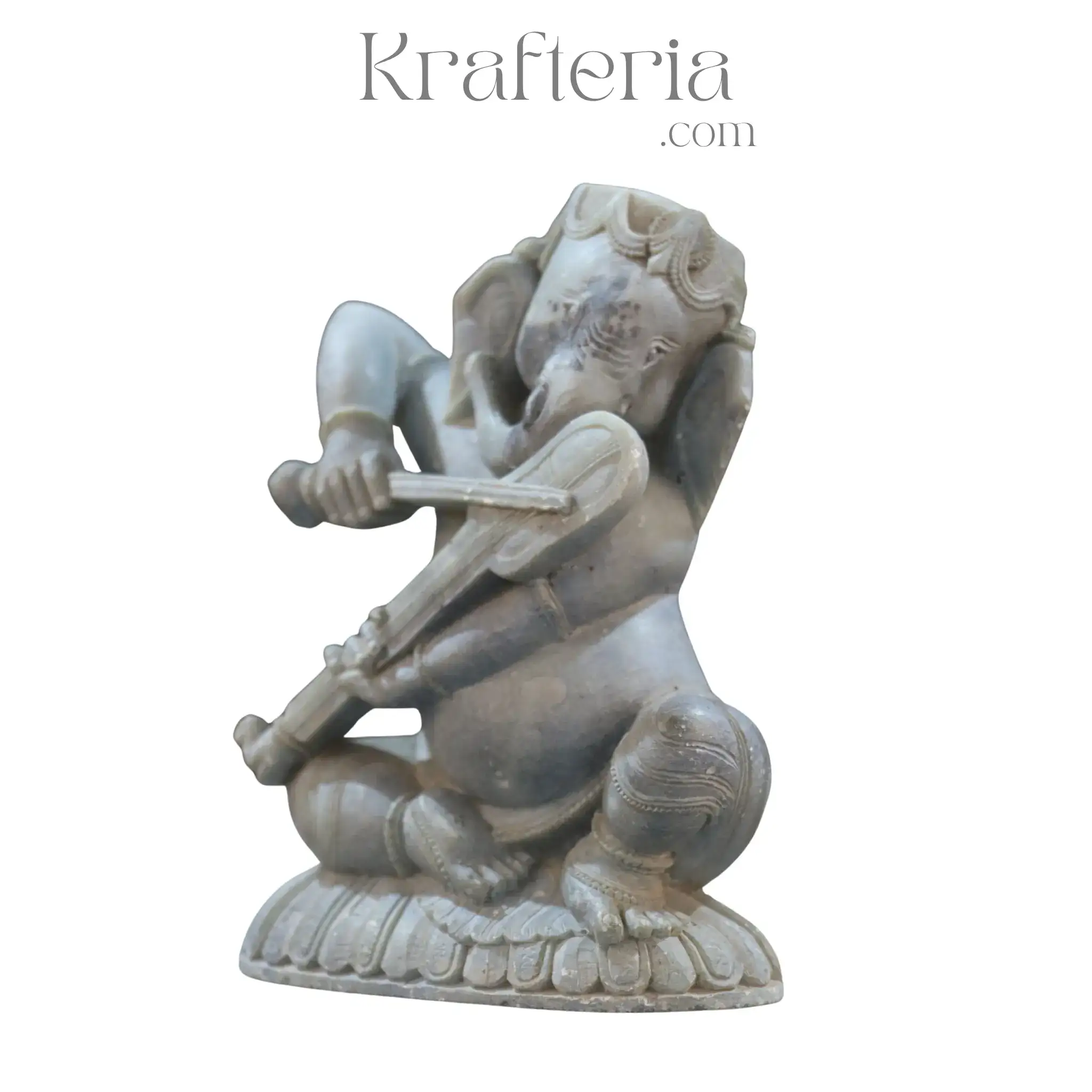 Divine Ganesh with Musical Instrument – Symbol of Joy and Creativity - Image 3