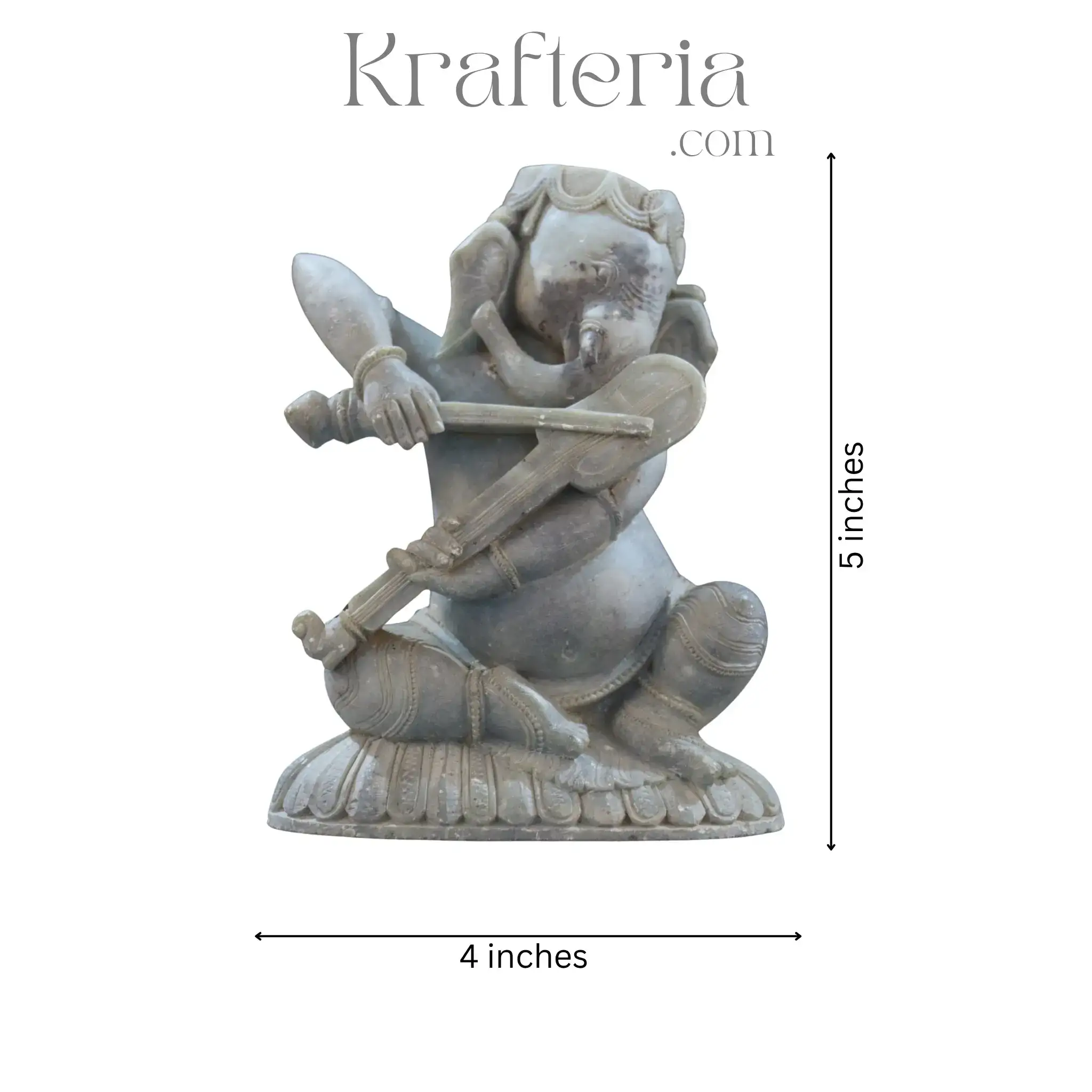 Divine Ganesh with Musical Instrument – Symbol of Joy and Creativity - Image 5