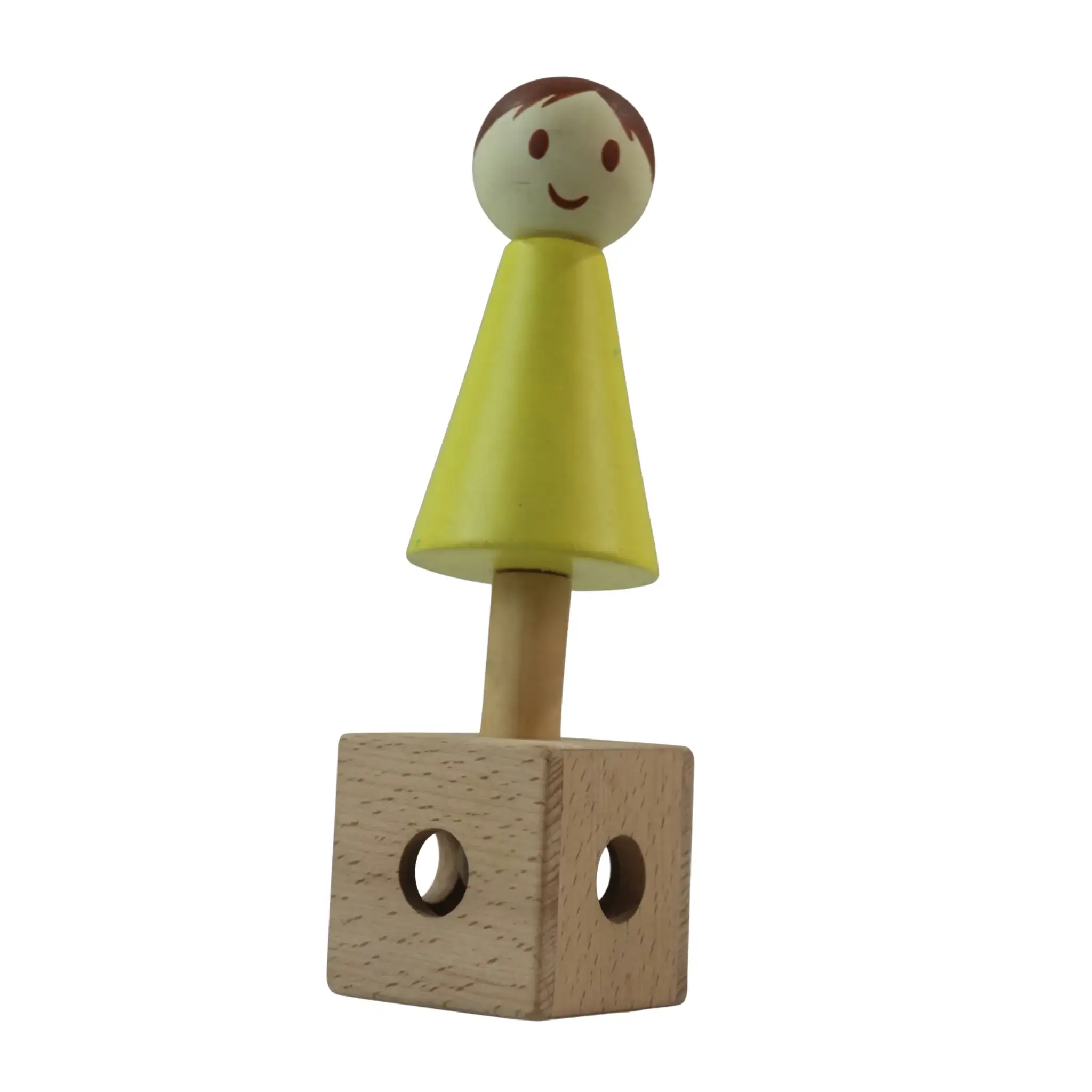 Girl Sculpture on Cube-Shaped Stand – Contemporary Home Decor - Image 4