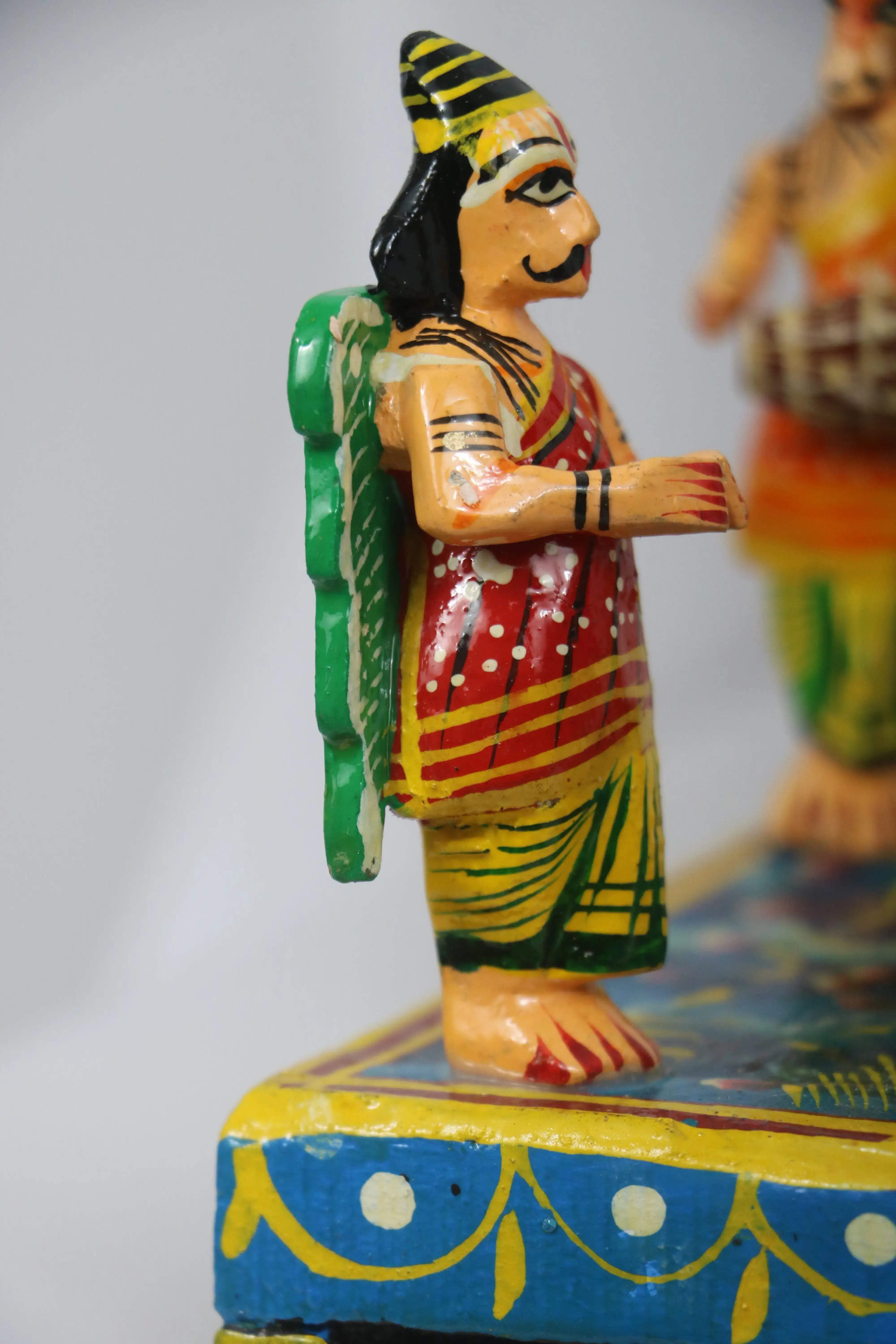 Ksheera Sagar Scene – Hand-Painted Wooden Panel Samudra Manthan - Image 5