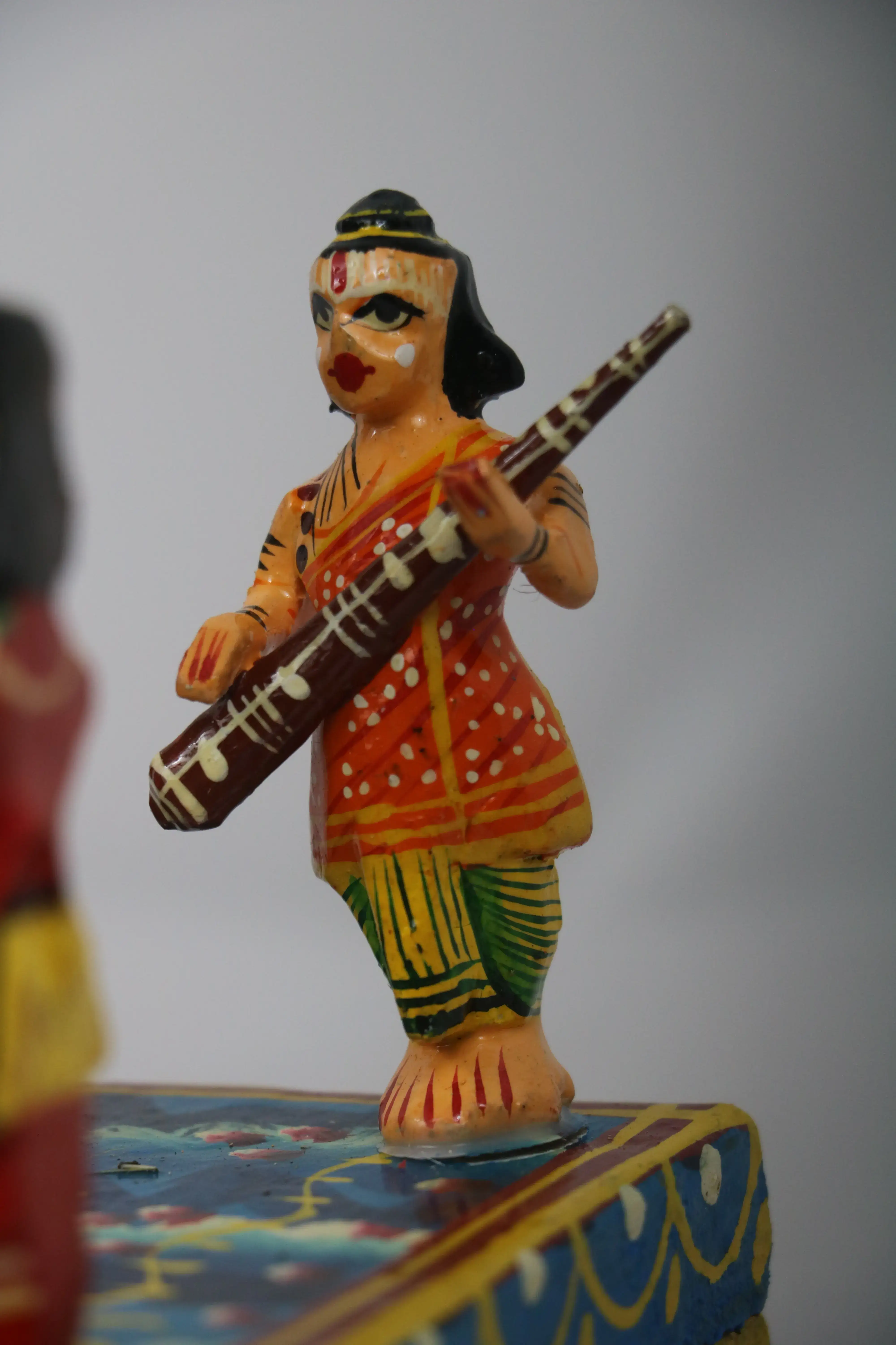 Ksheera Sagar Scene – Hand-Painted Wooden Panel Samudra Manthan - Image 6