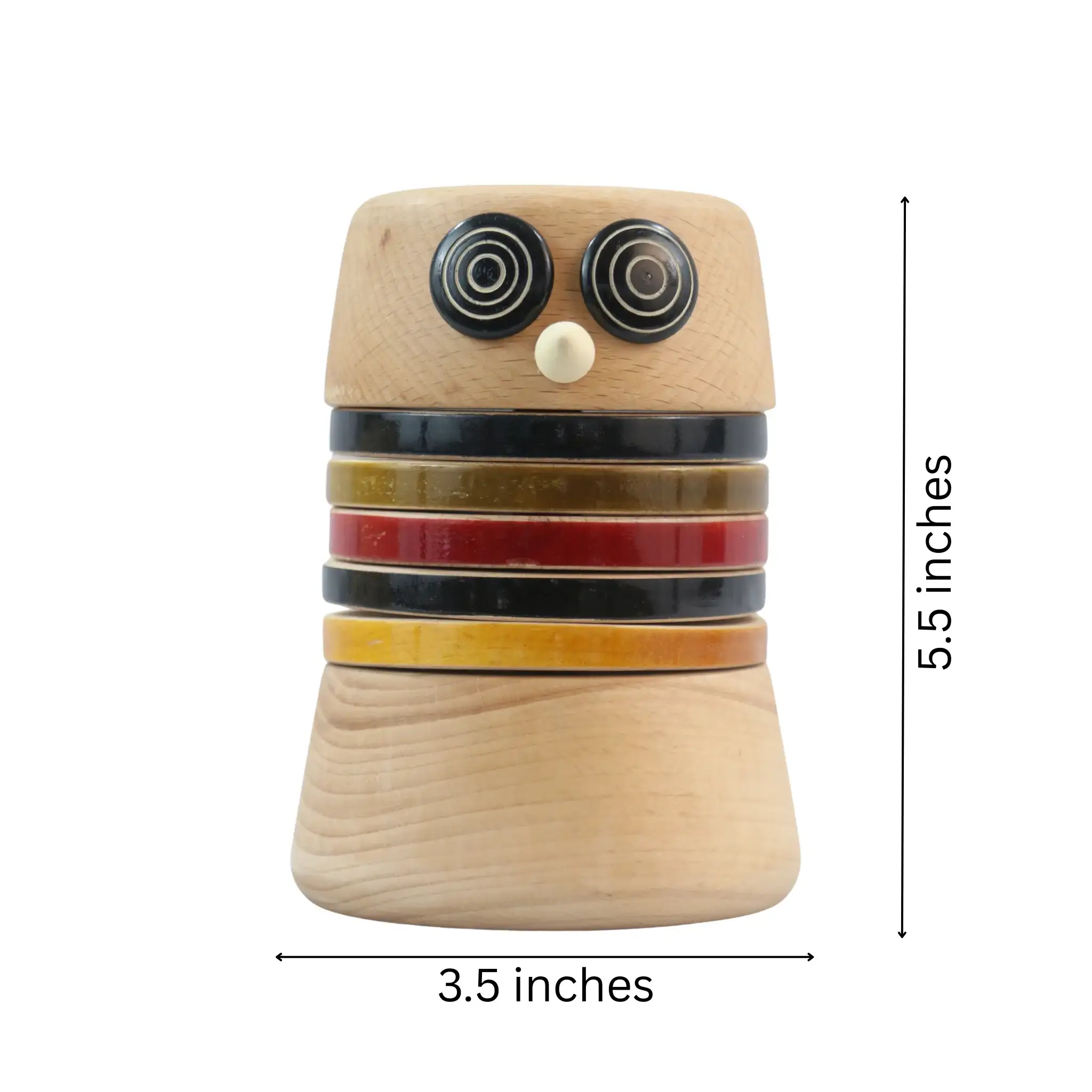 Hand Painted Owl Tea Coaster – Unique Artistic Design - Image 4