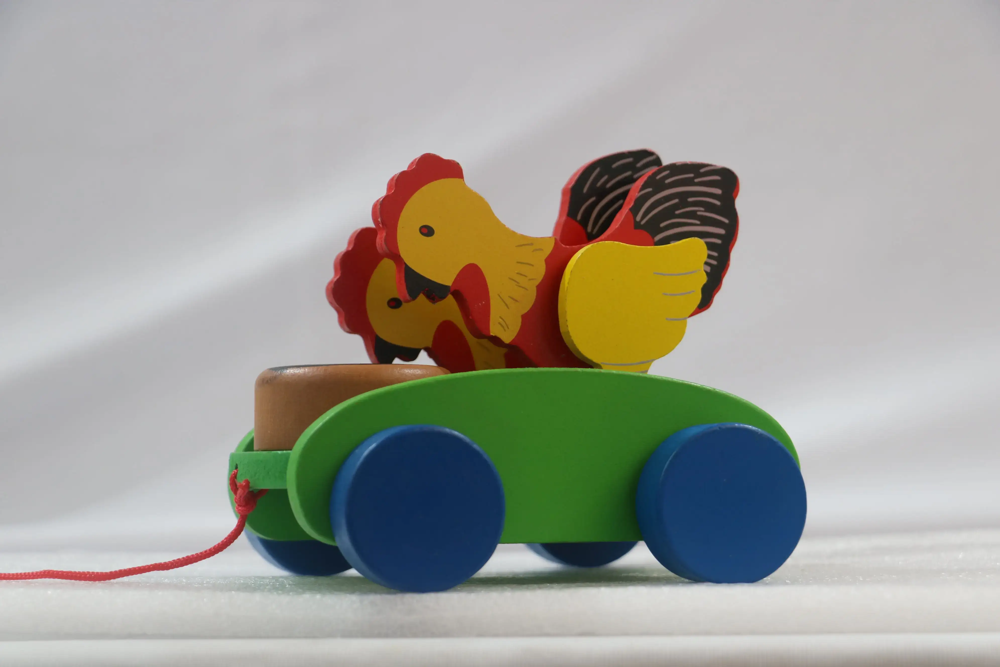 Handcrafted Channapatna Pull Toy for Kids – Wooden Pull-Along Toy - Image 7