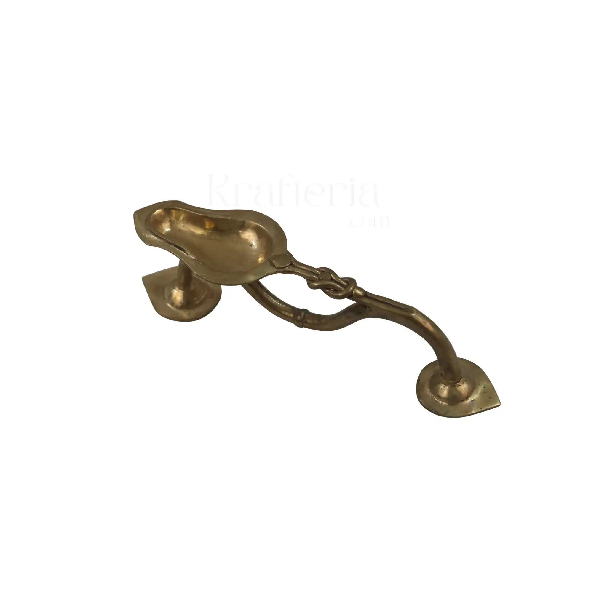 Handcrafted Bronze Harati Stand – Perfect for Pooja - Image 3
