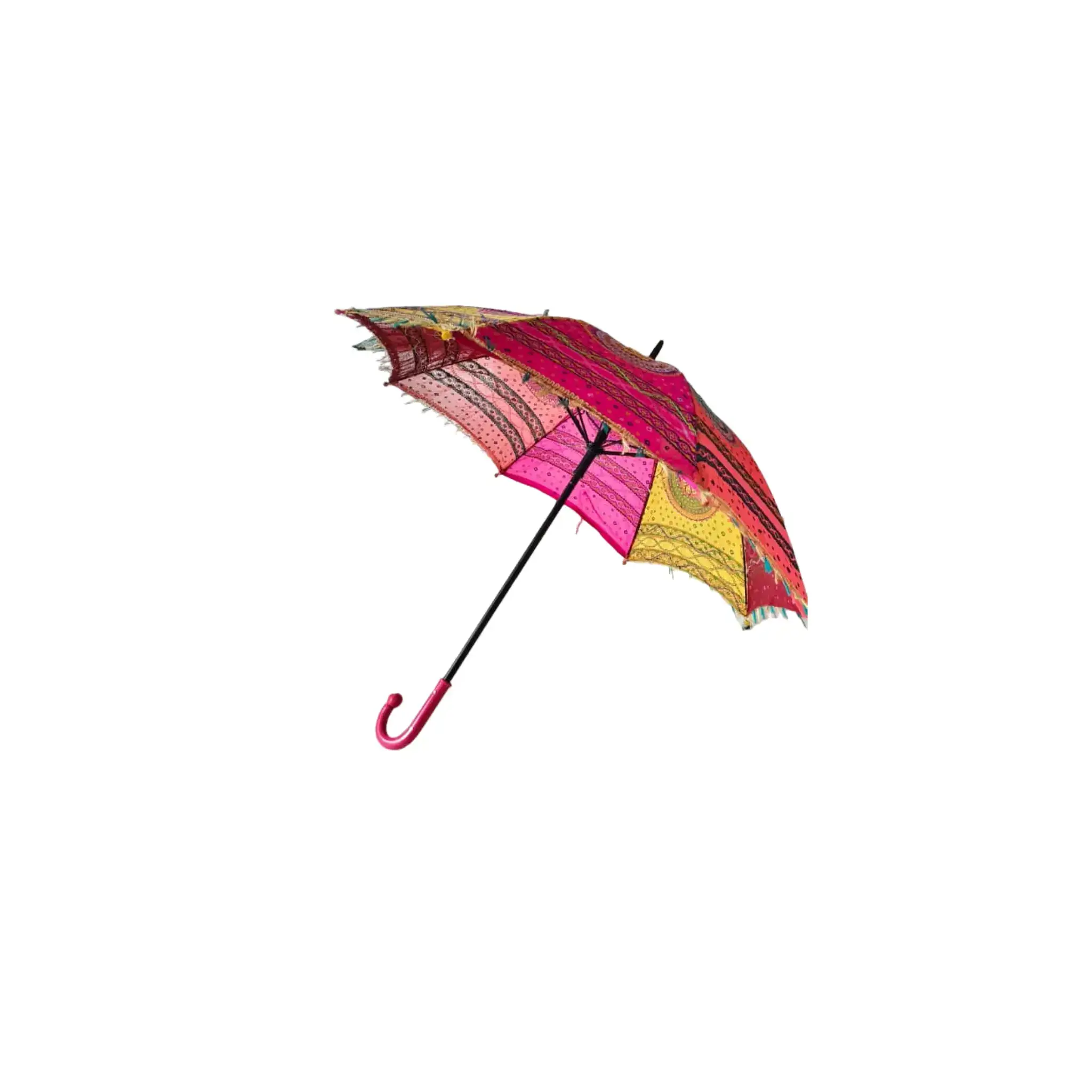 Handcrafted Cotton Canopy Umbrella - Image 2