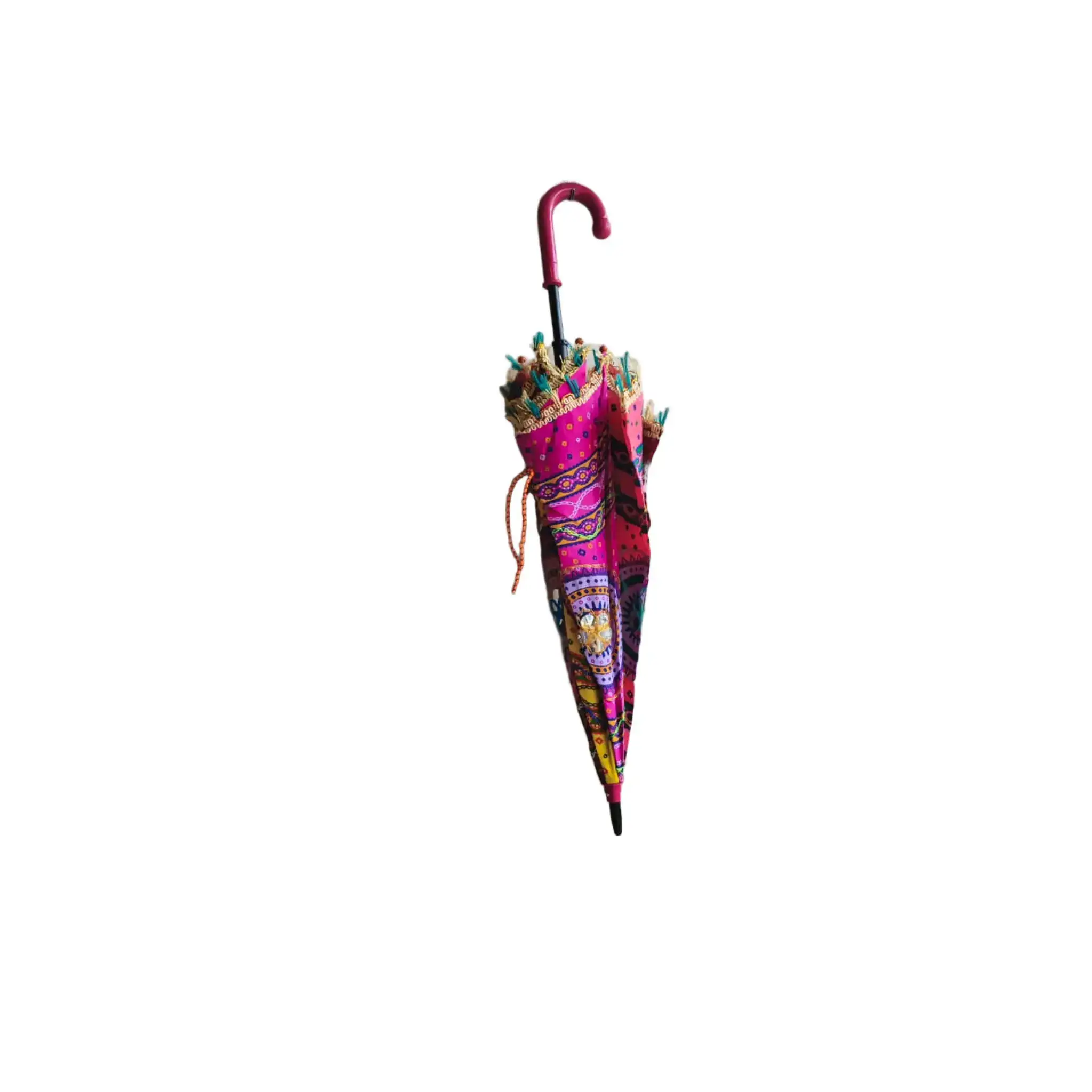 Handcrafted Cotton Canopy Umbrella - Image 5