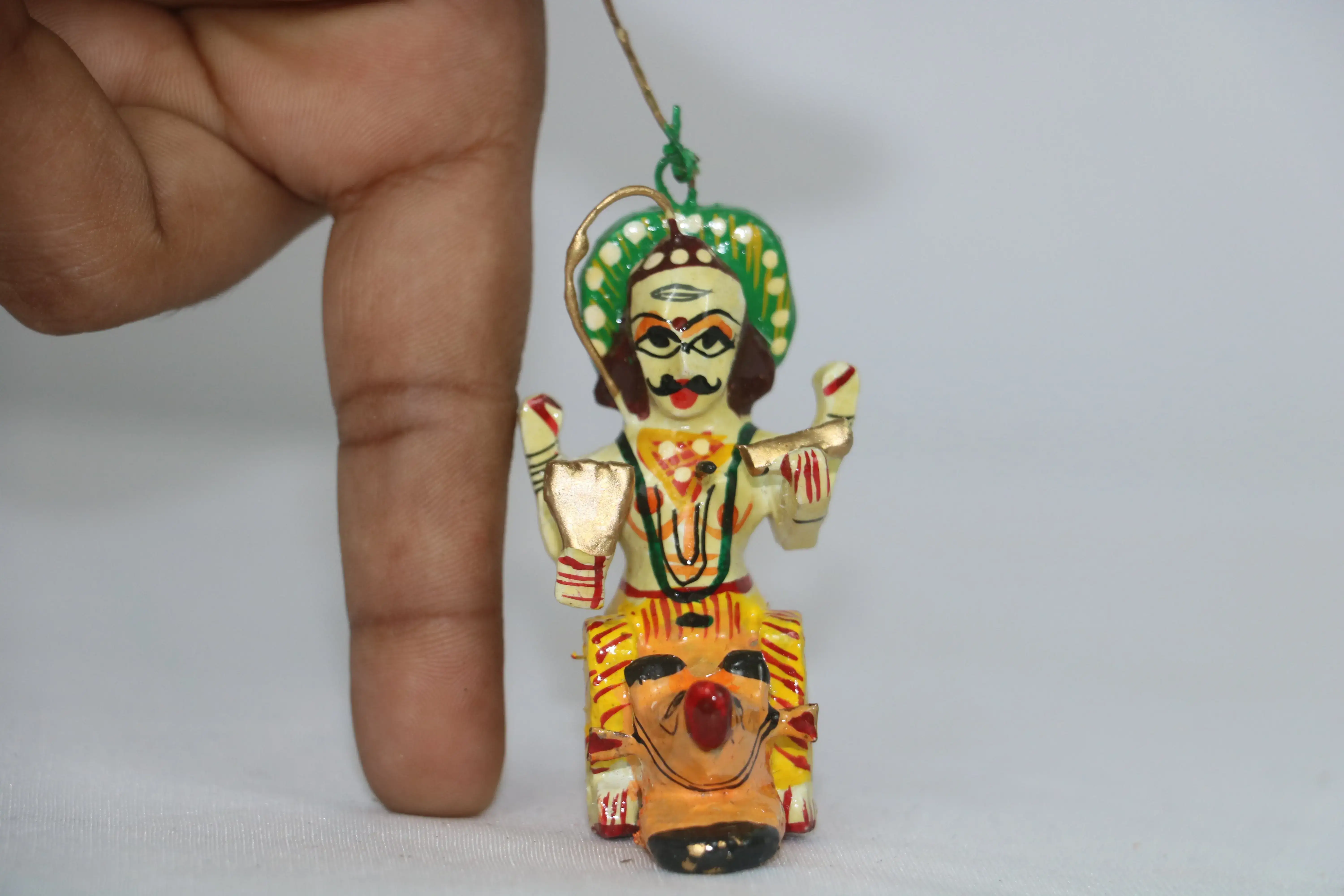 Hanging Flying Krishna and Lord Shiva – Unique Handcrafted Decorative Artifact - Image 4