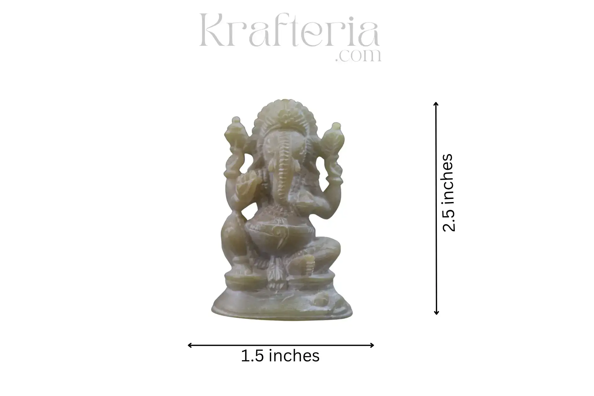 Handcrafted Marbel Ganesh Murti – Traditional Indian Spiritual Idol - Image 5