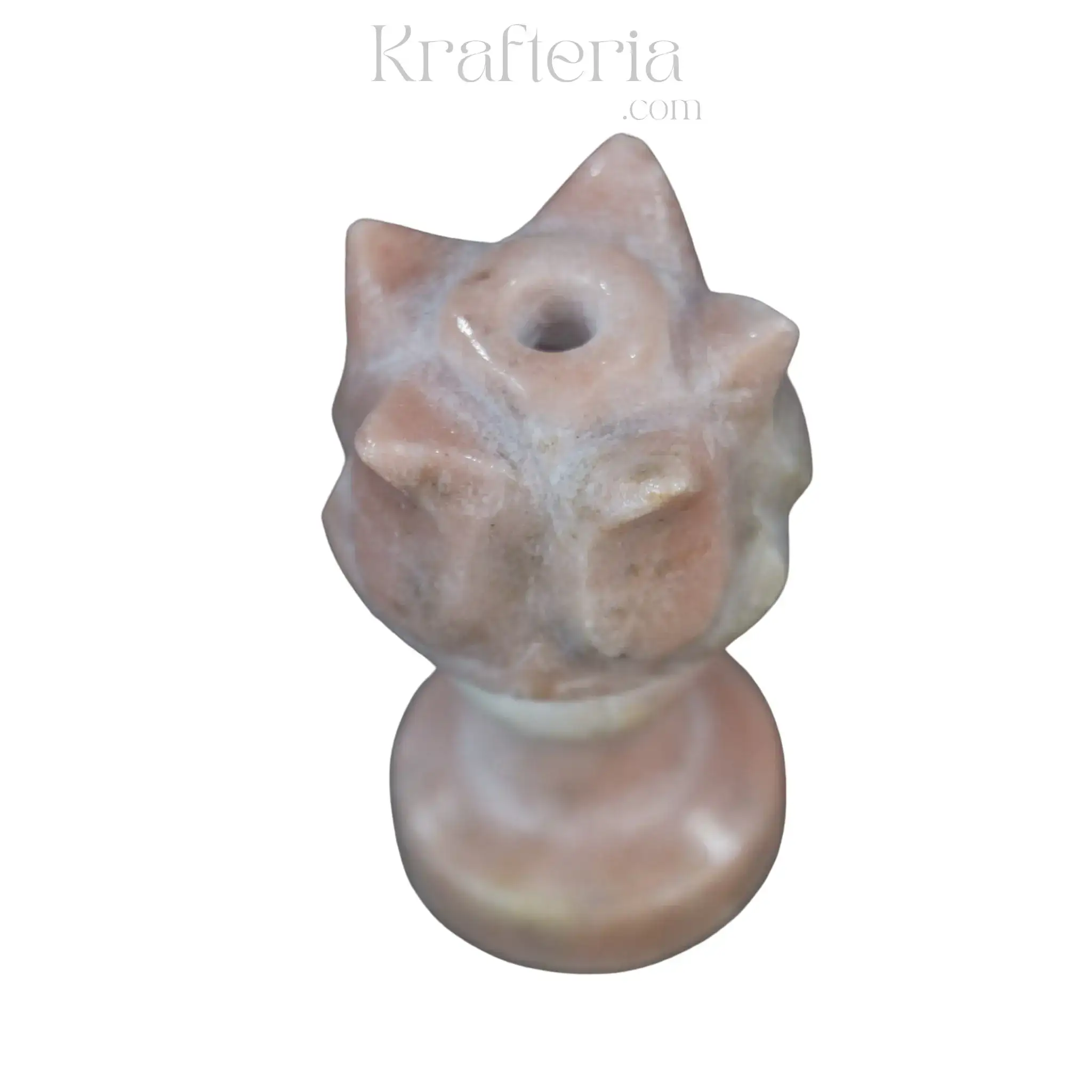 Handcrafted Marble Agarbatti Stand–  Natural Stone Incense Holder - Image 12