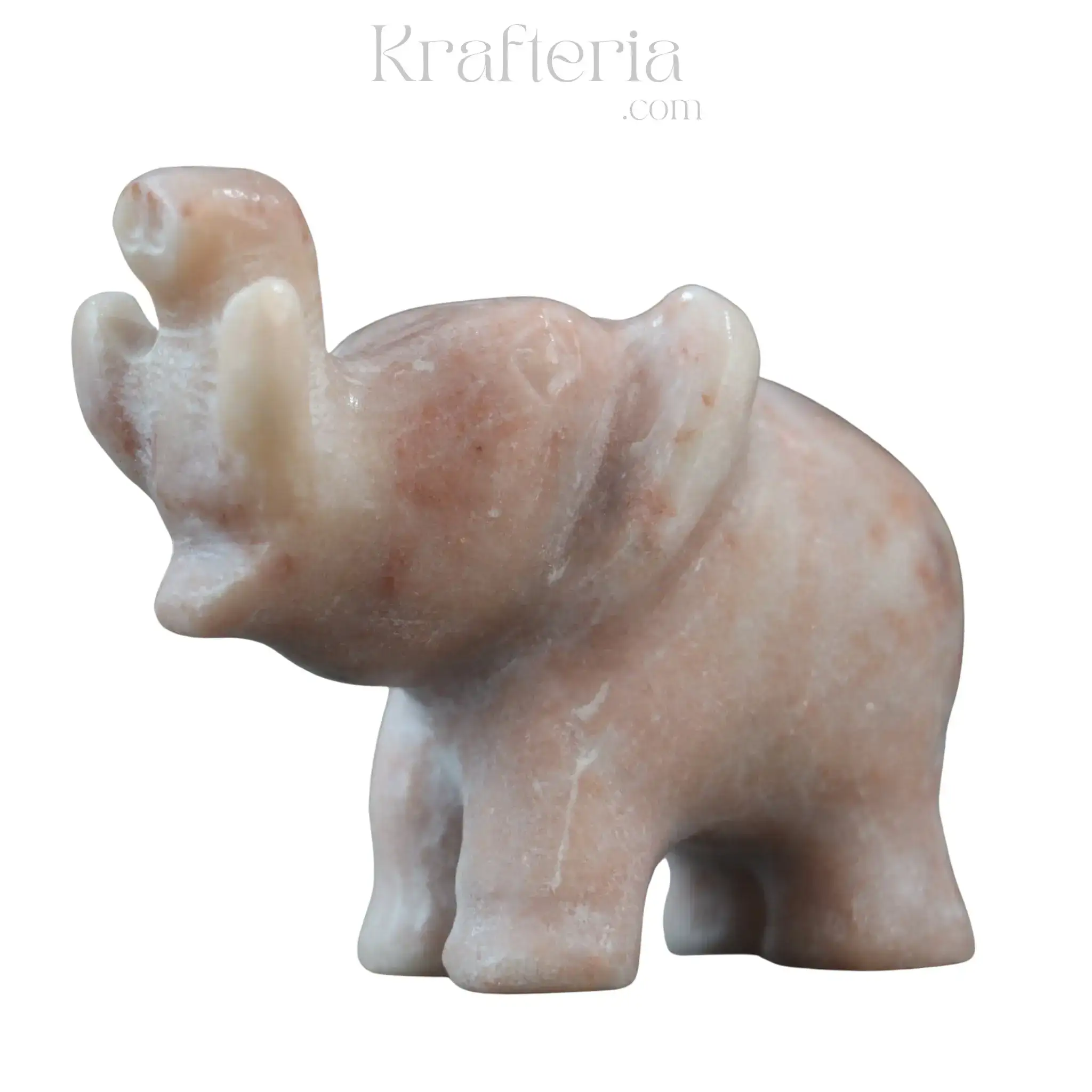 Handcrafted Marble Elephant-Symbol of Strength & Luck - Image 3