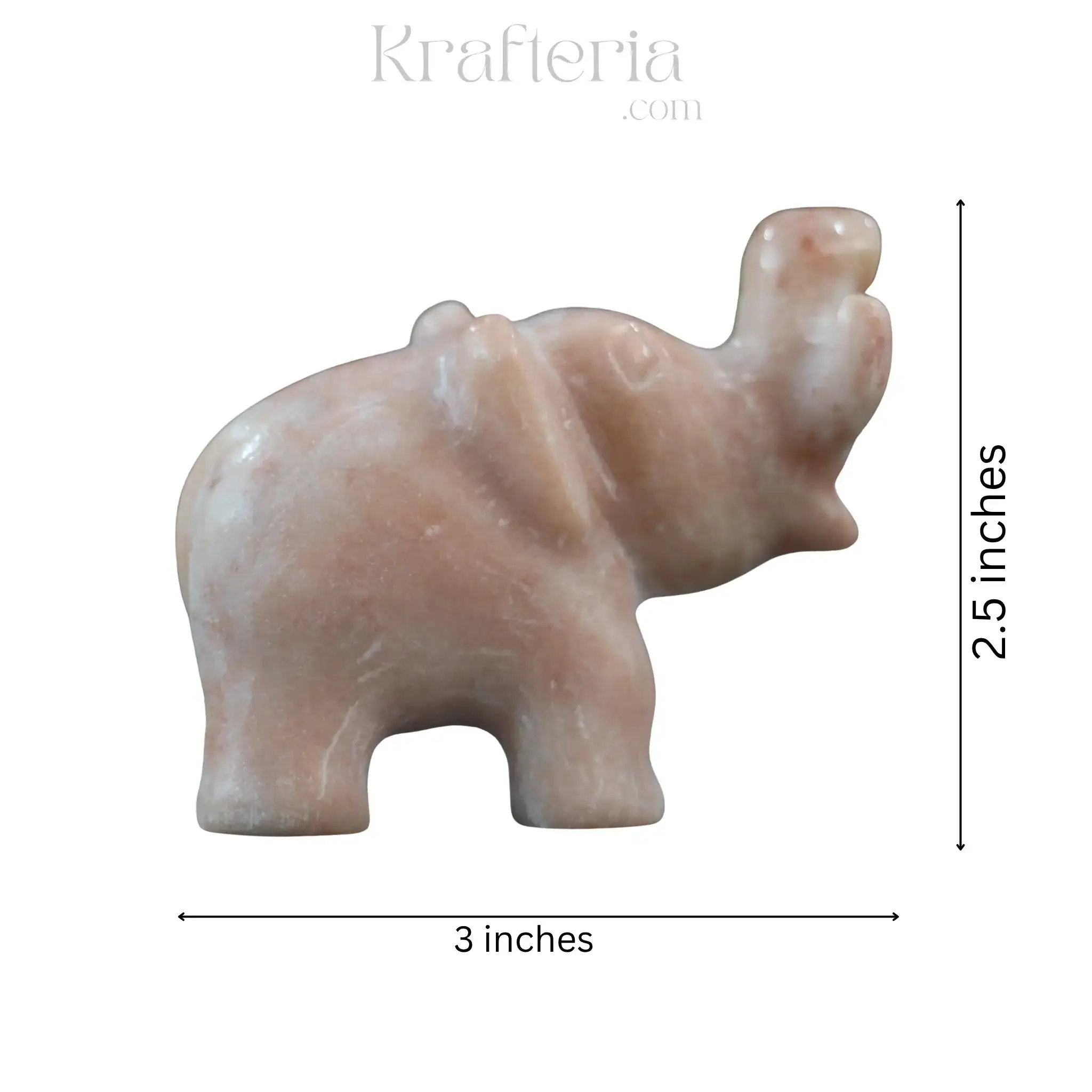 Handcrafted Marble Elephant-Symbol of Strength & Luck - Image 6