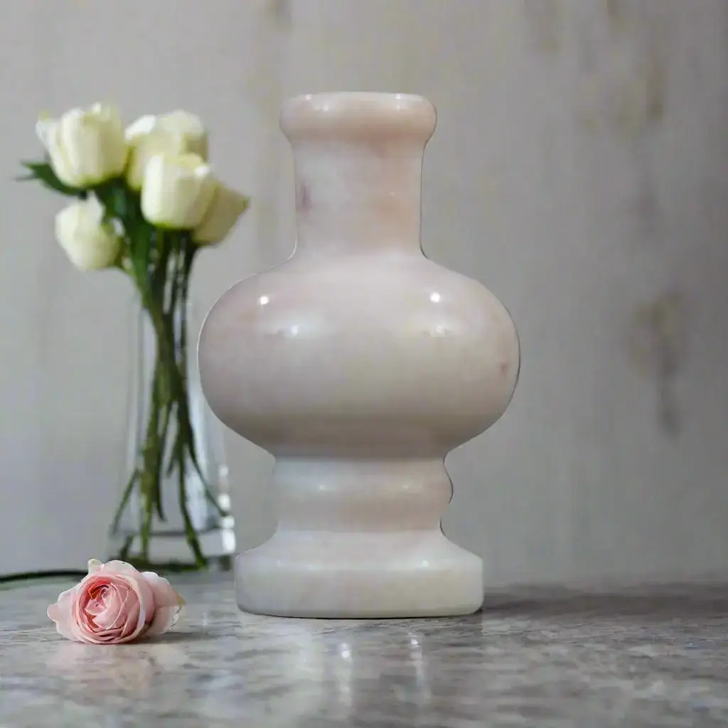 Handcrafted Marble Flower Vase – Elegant Home Decor - Image 26
